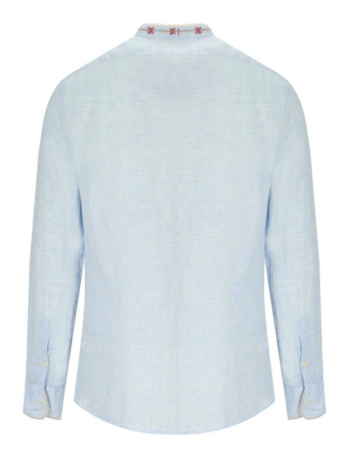 BOB Camicia Uomo  P25JAPAN422 R00509 Blu - Image 2