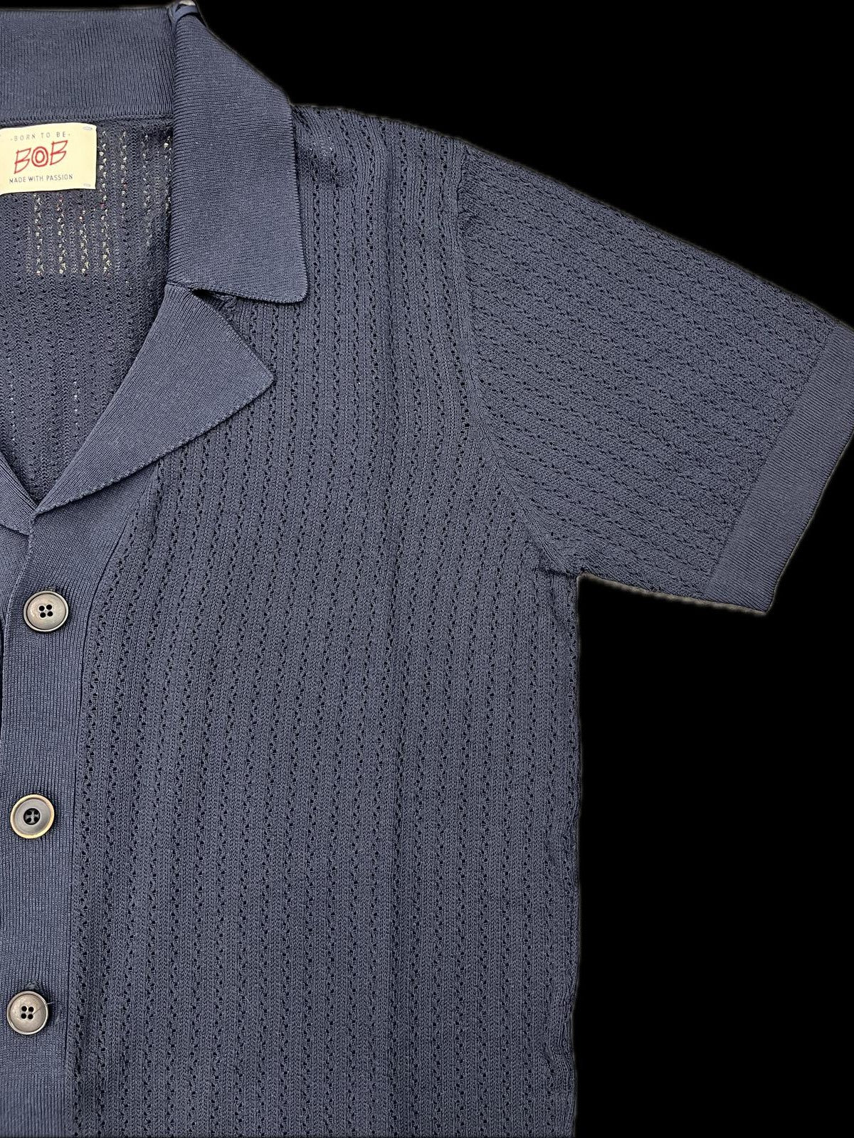 BOB Camicia Uomo  P25RULE UNICA Blu - Image 5