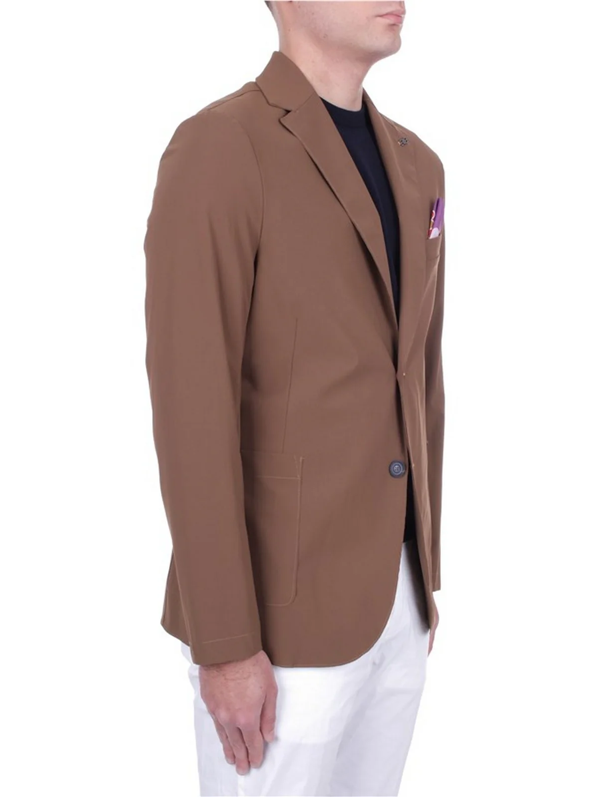 BOB Giacca Uomo  P24FRICKY225 T225 TABACCO Marrone - Image 4