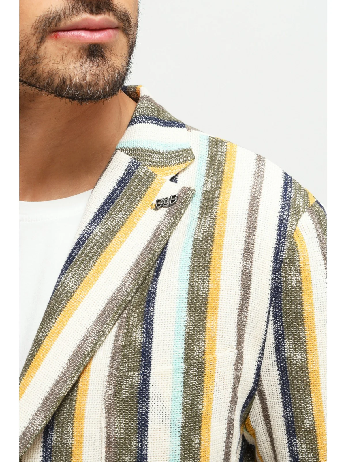 BOB Giacca Uomo  P24SLIGHT253 T253 VAR.1 Beige - Image 6