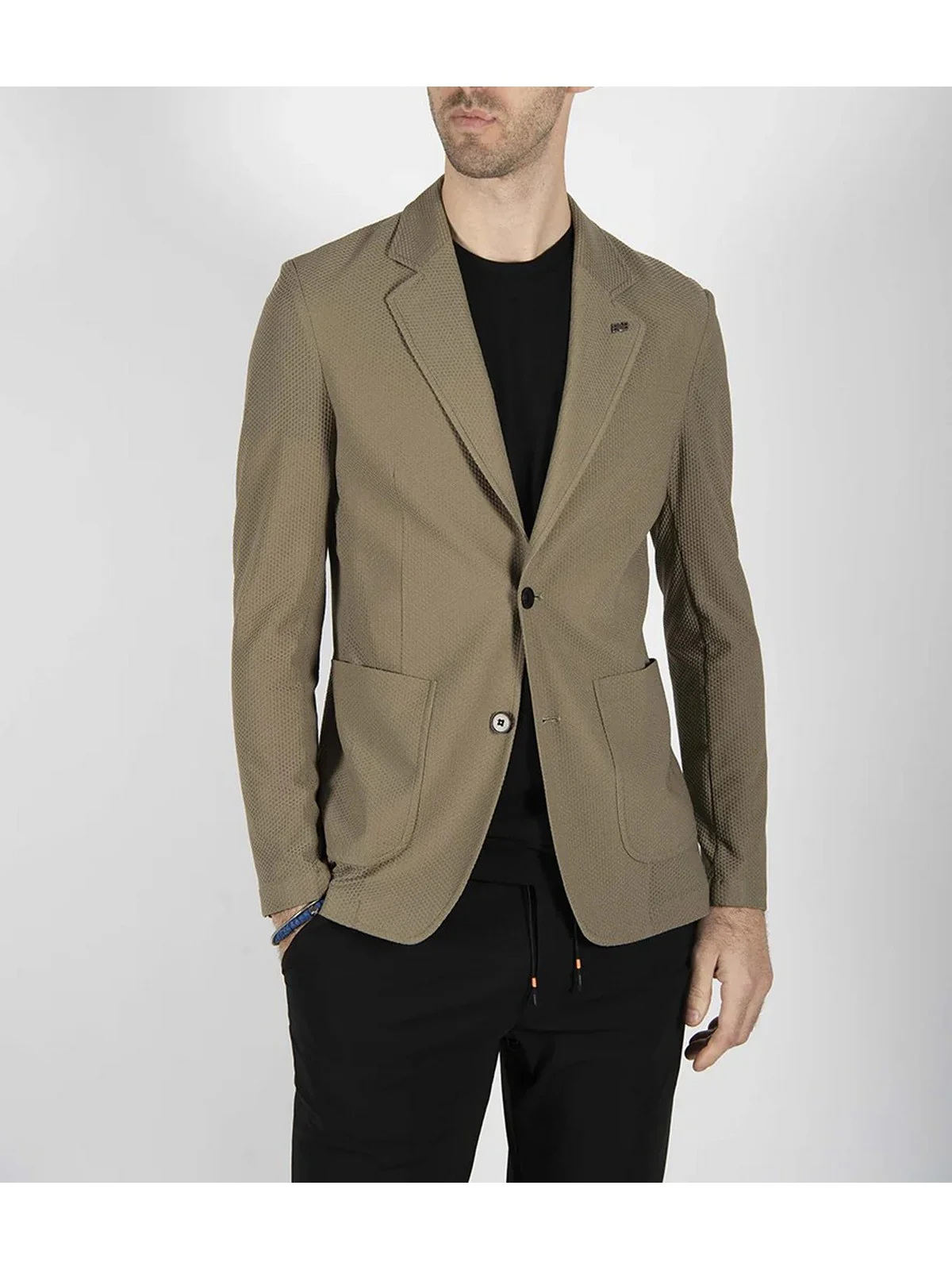 BOB Giacca Uomo  P25GOLDEN UNICA BEIGE BEIGE - Image 3