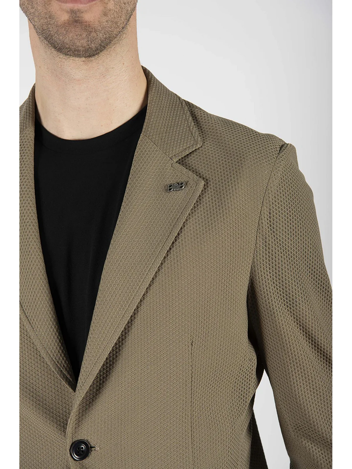 BOB Giacca Uomo  P25GOLDEN UNICA BEIGE BEIGE - Image 4