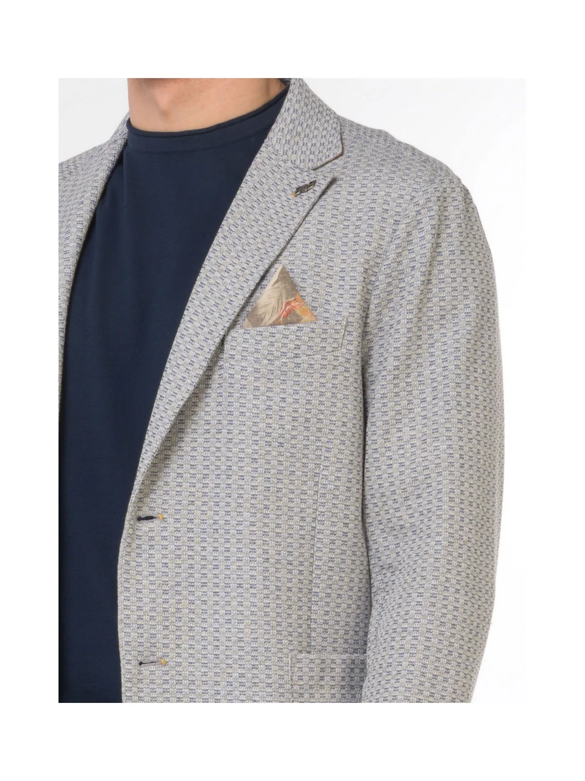 BOB Giacca Uomo P25JAKE461 T461 BLU BLU - Image 2