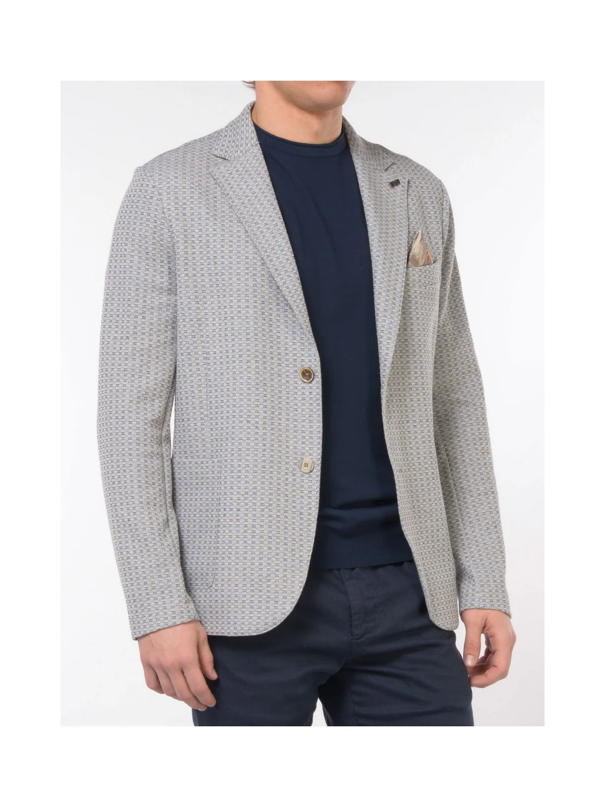 BOB Giacca Uomo P25JAKE461 T461 BLU BLU - Image 4