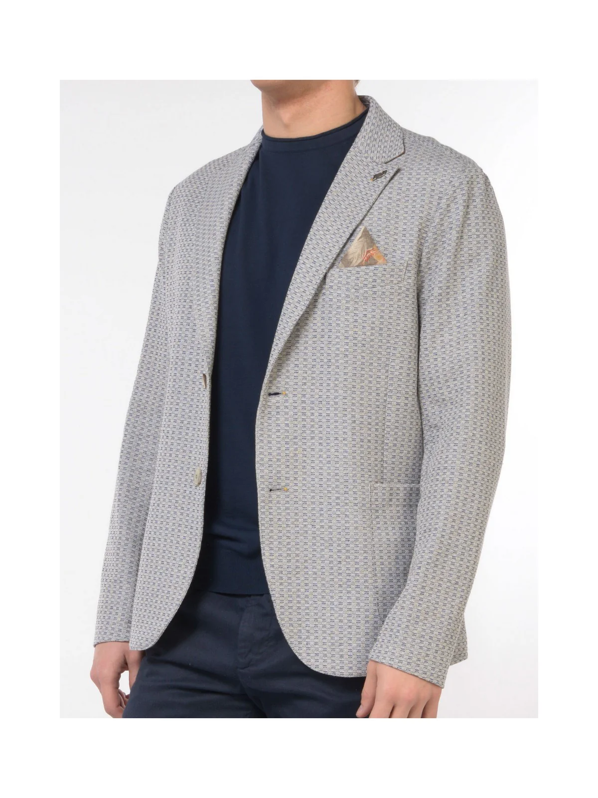 BOB Giacca Uomo P25JAKE461 T461 BLU BLU - Image 6