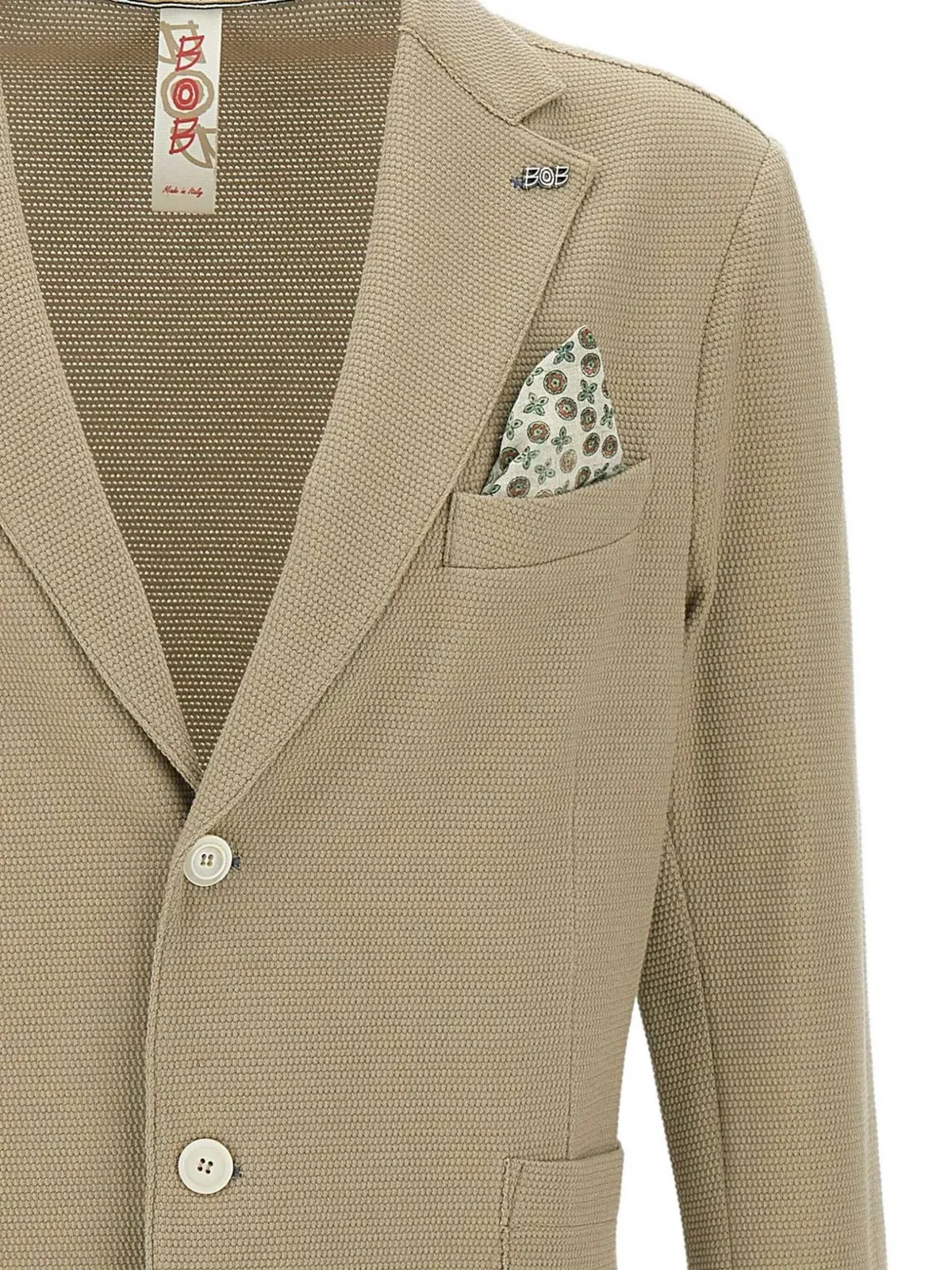 BOB Giacca Uomo  P25MICK480 MT480 BEIGE BEIGE - Image 4