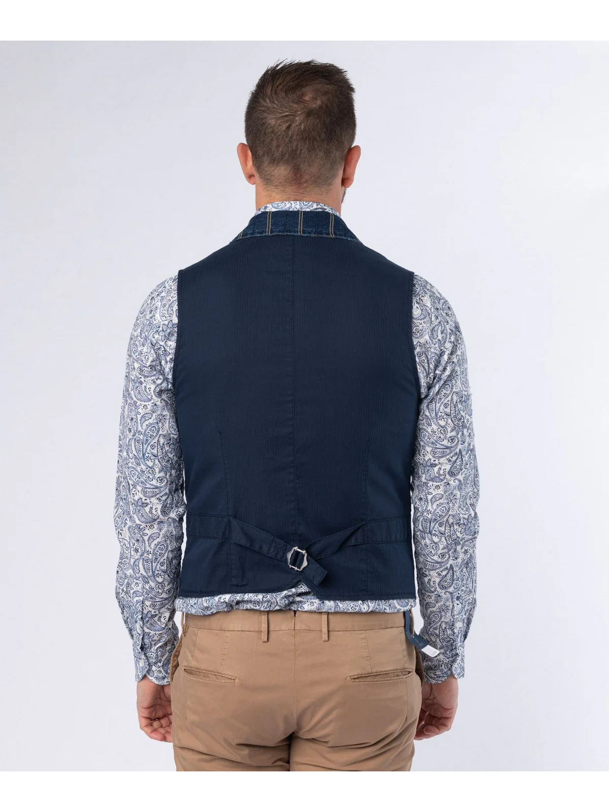 BOB Gilet Uomo  OFF235 T235 Blu - Image 5