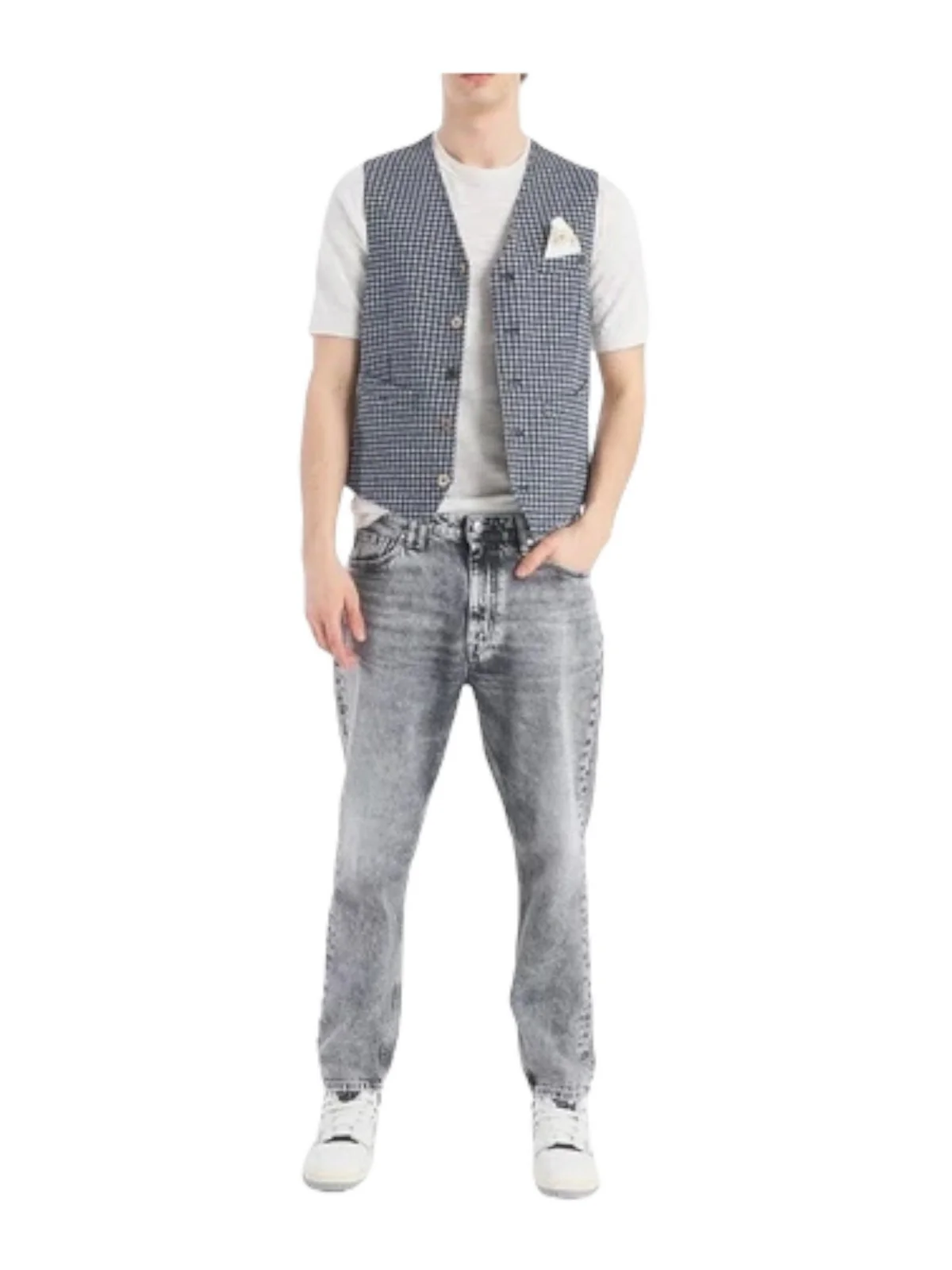 BOB Gilet Uomo P24DRUG261 T261 BLU Blu - Image 5