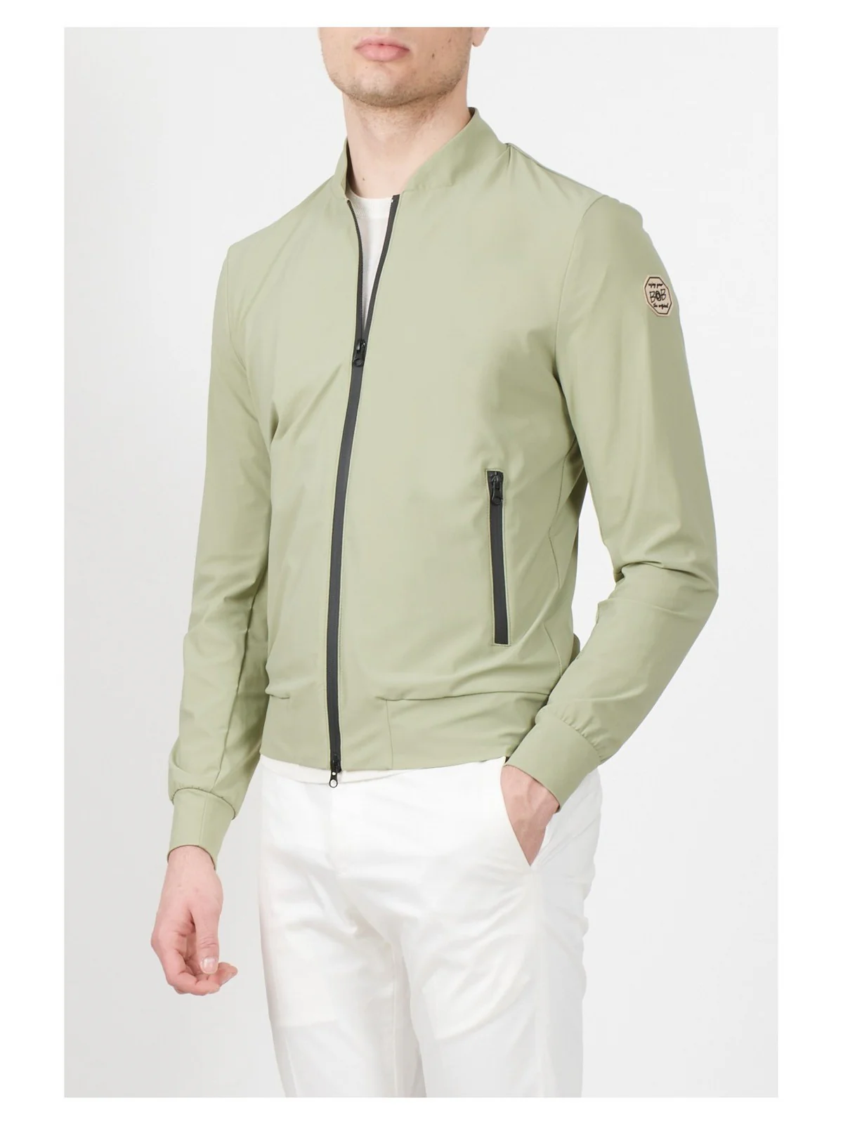 BOB Giubbino Uomo  P24RAIN225 T225 SALVIA Verde - Image 4