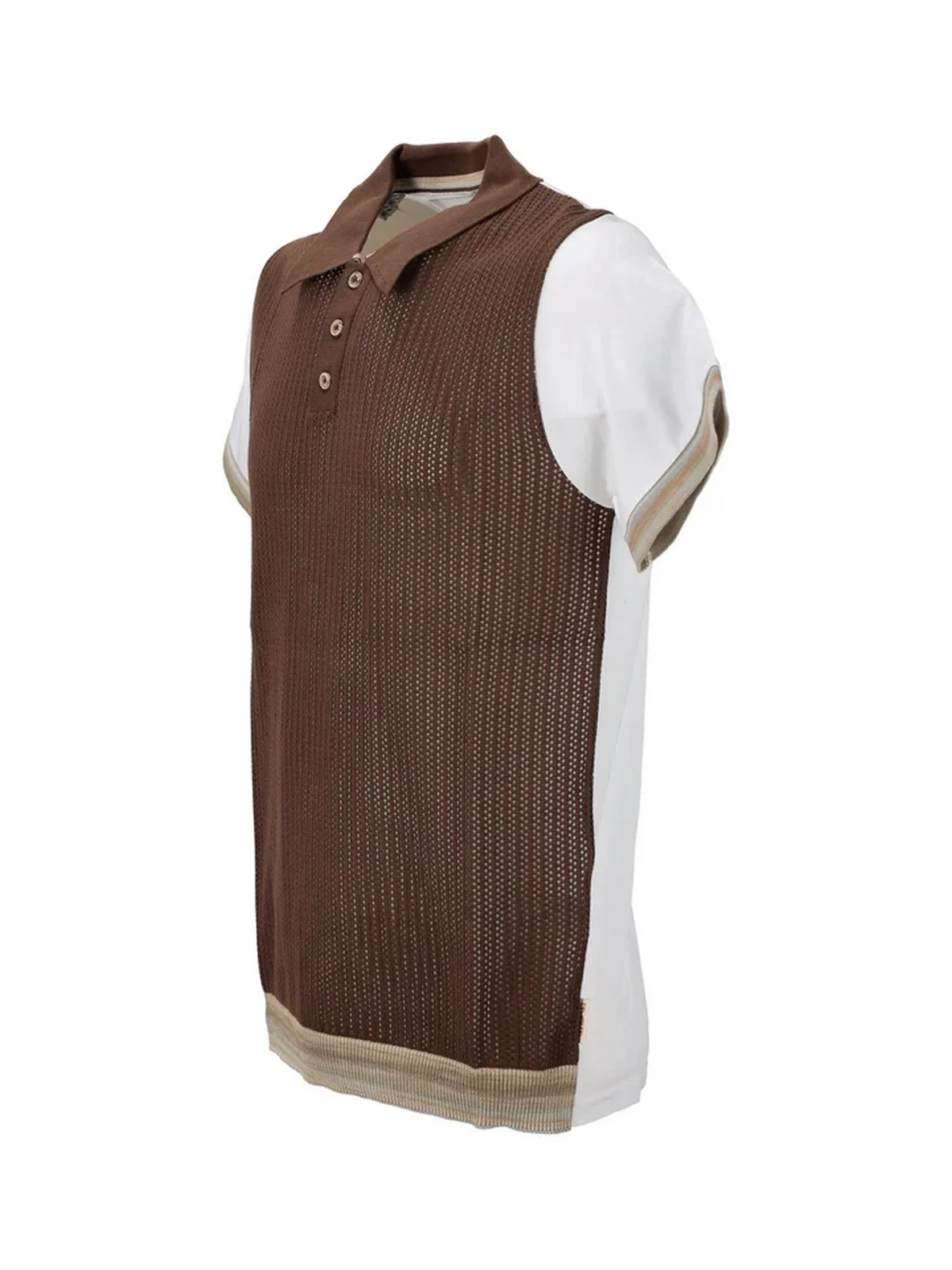 BOB Polo Uomo  P25TOD UNICA B Marrone - Image 2