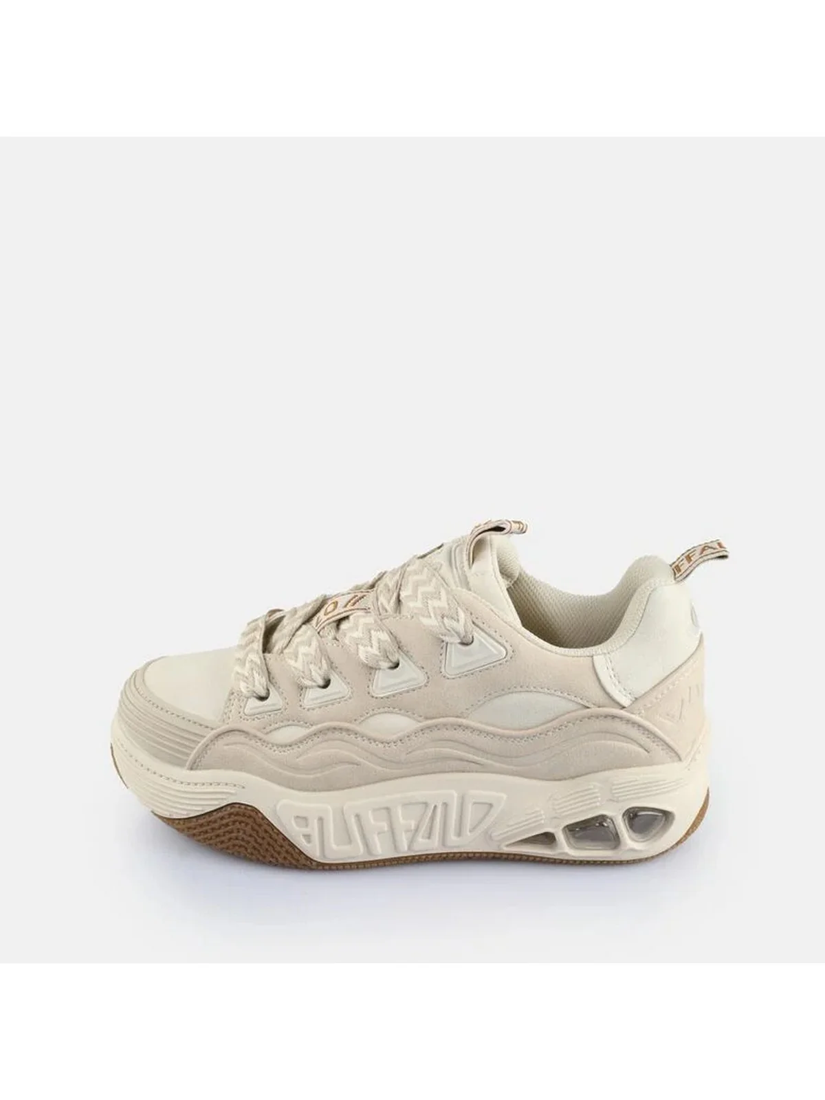 BUFFALO Sneaker Donna HERO SKATE 1636354 C508 Beige - Image 5