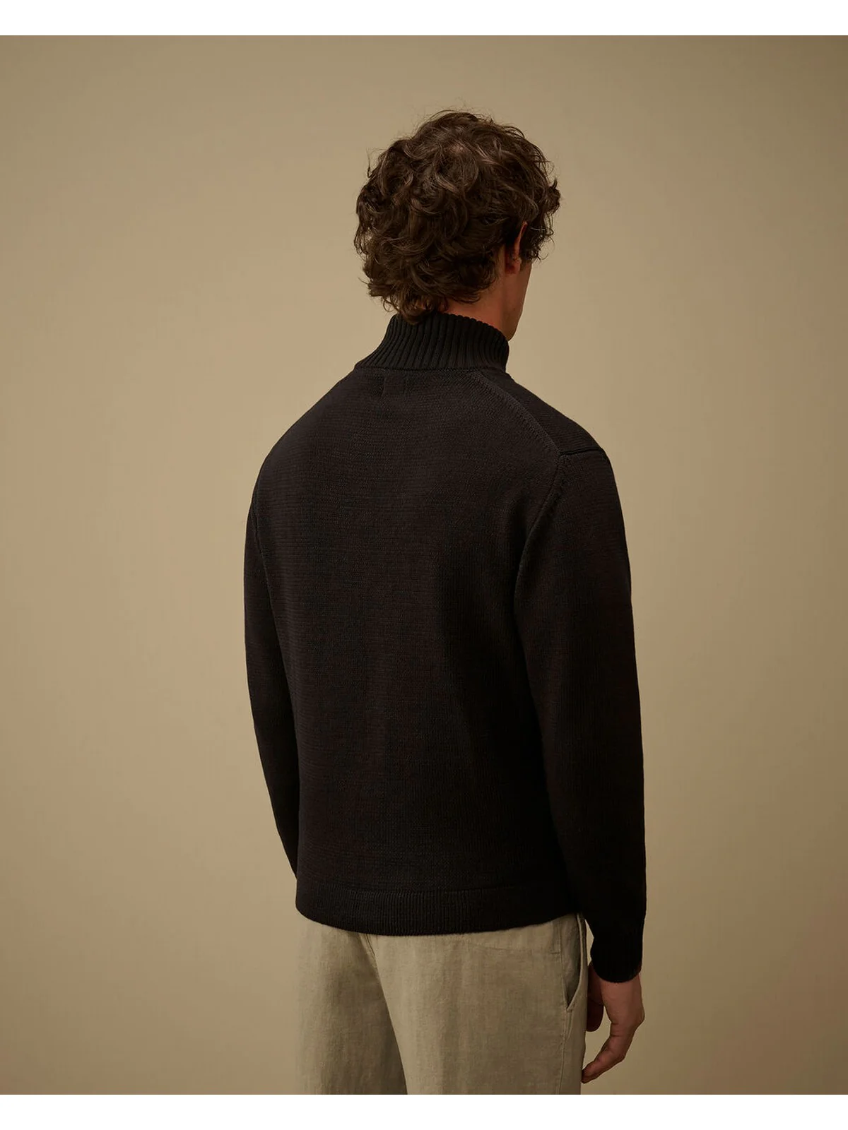 C.P. COMPANY Cardigan Uomo  20CMKN092A110058A 888 888 - TOTAL ECLIPSE - Image 2
