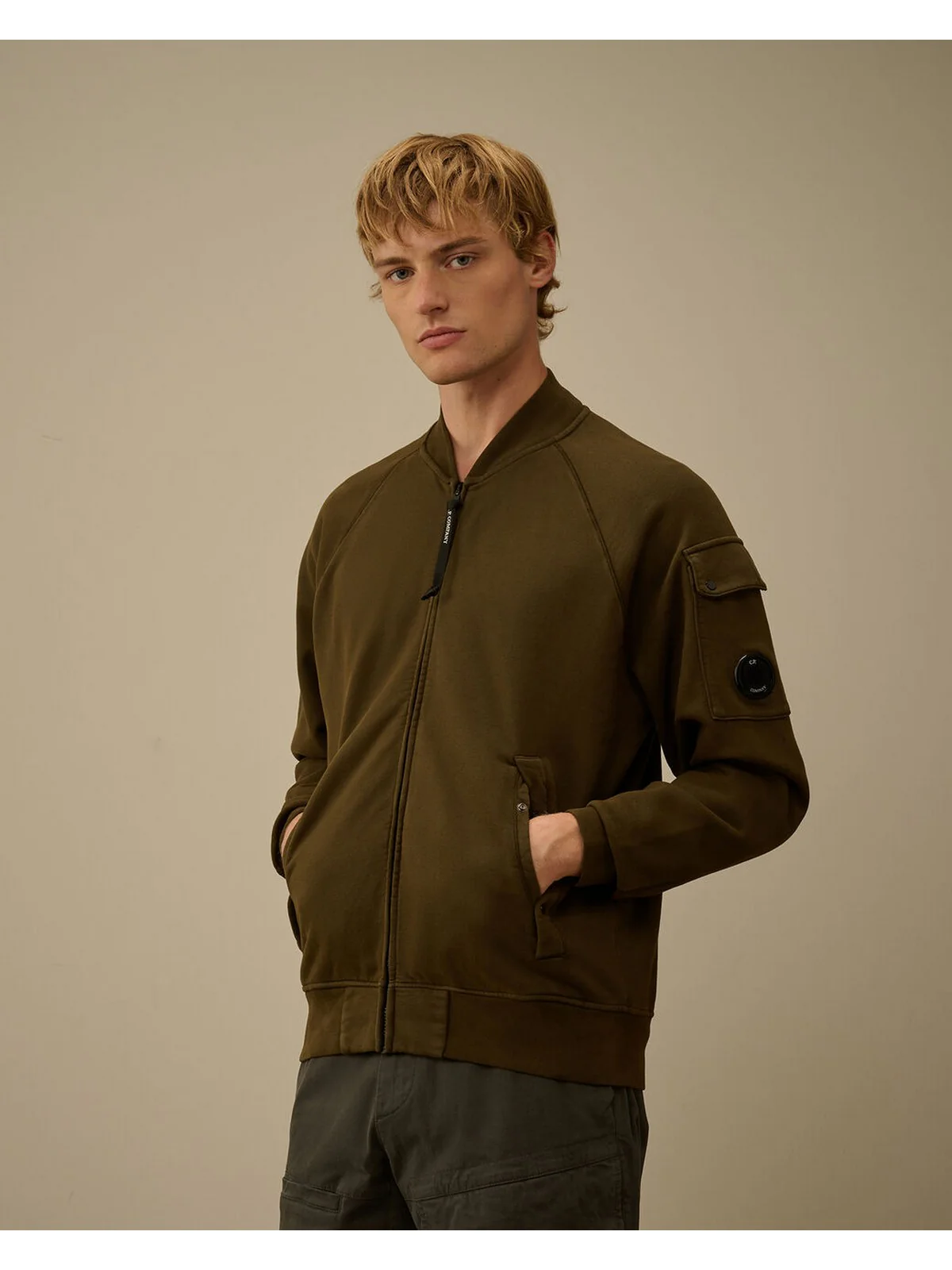 C.P. COMPANY Felpa Uomo  19CMSS205A006372G 683 683 - IVY GREEN - Image 2