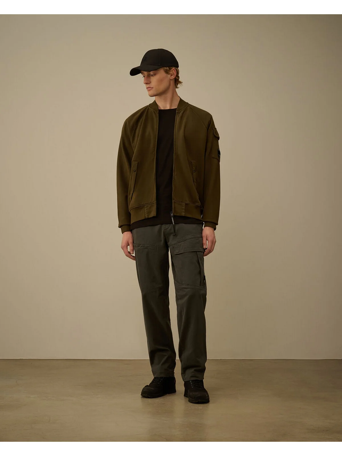 C.P. COMPANY Felpa Uomo  19CMSS205A006372G 683 683 - IVY GREEN - Image 5