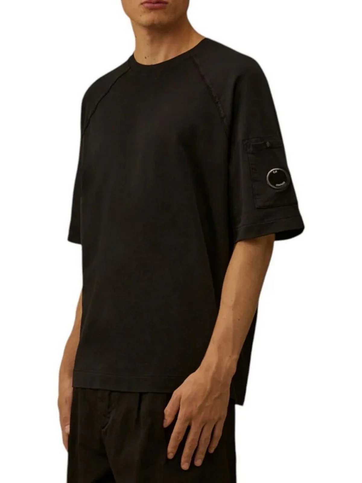 C.P. COMPANY Felpa Uomo  20CMSS034A002246G 999 999 - BLACK - Image 2