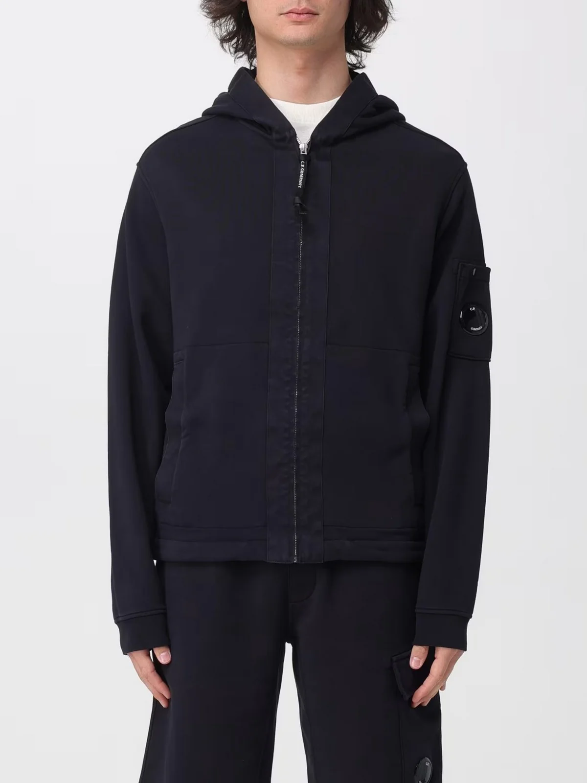 C.P. COMPANY Felpa Uomo  20CMSS039A110044G 888 888 - TOTAL ECLIPSE - Image 4