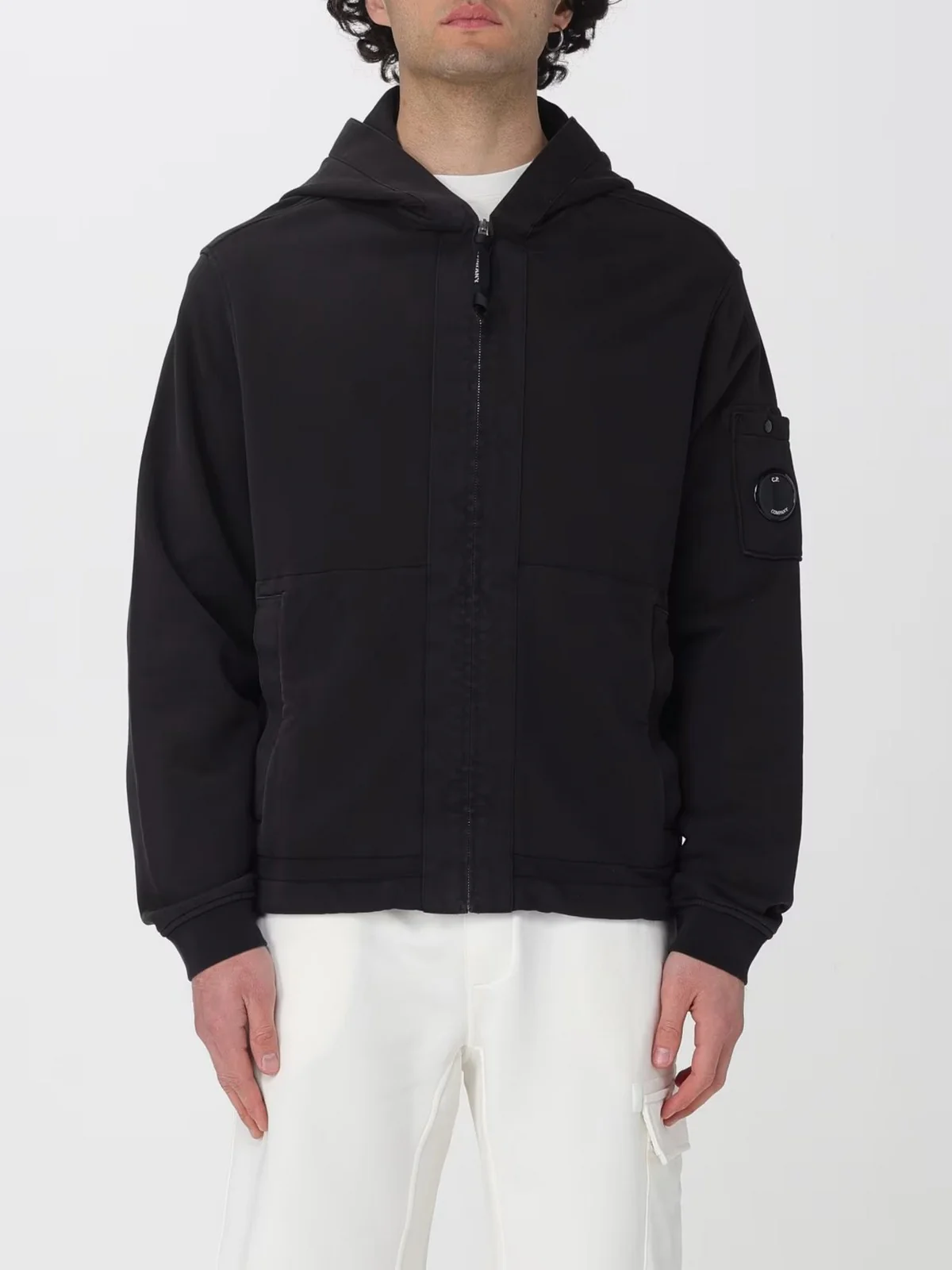 C.P. COMPANY Felpa Uomo  20CMSS039A110044G 999 999 - BLACK - Image 2