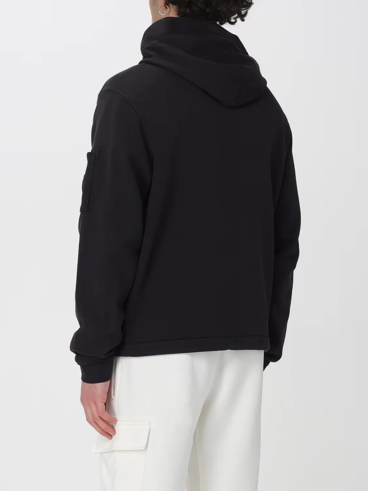 C.P. COMPANY Felpa Uomo  20CMSS039A110044G 999 999 - BLACK - Image 3