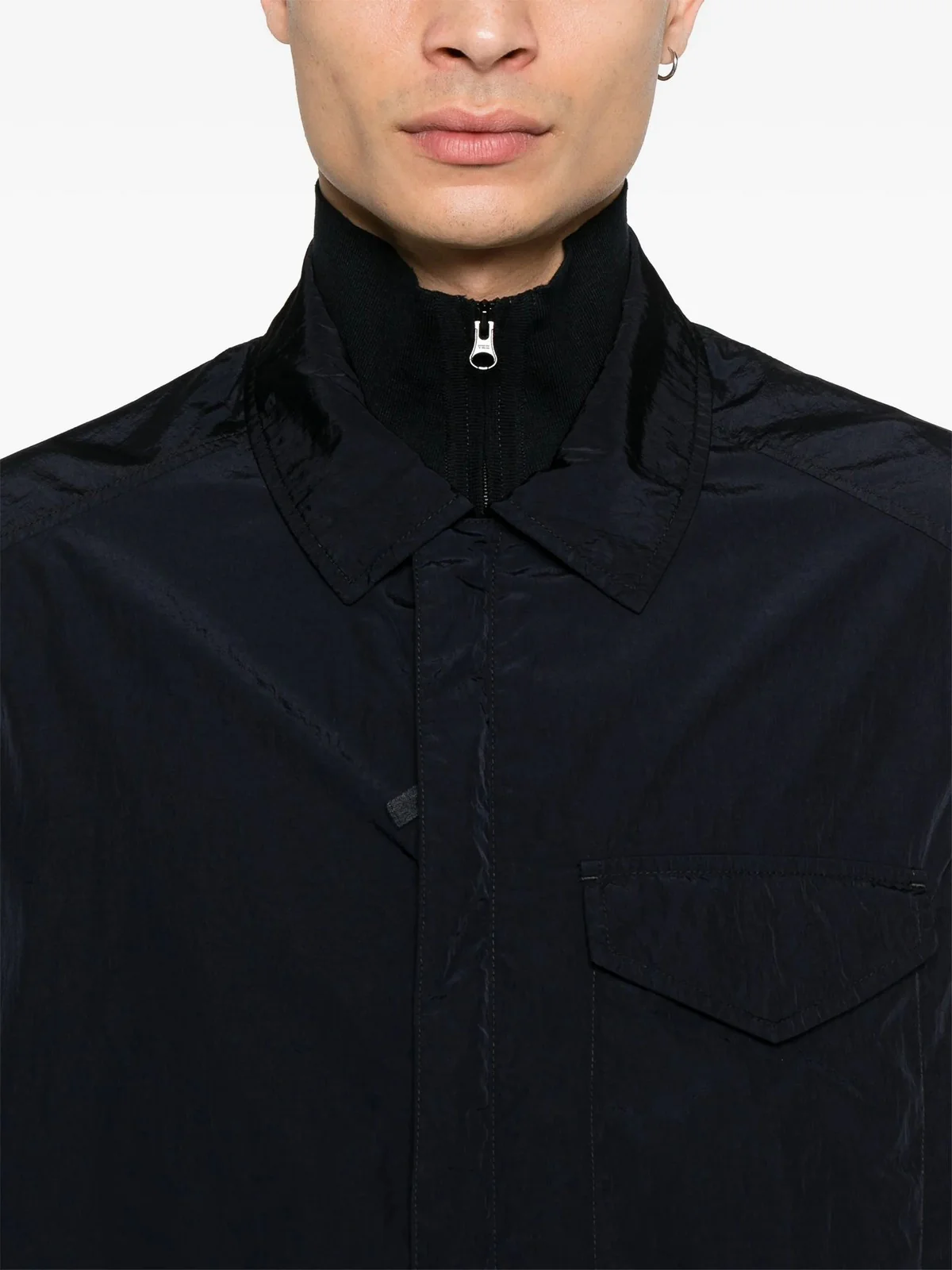 C.P. COMPANY Giacca-camicia Uomo  18CMOS095A005904G 888 Blu - Image 5