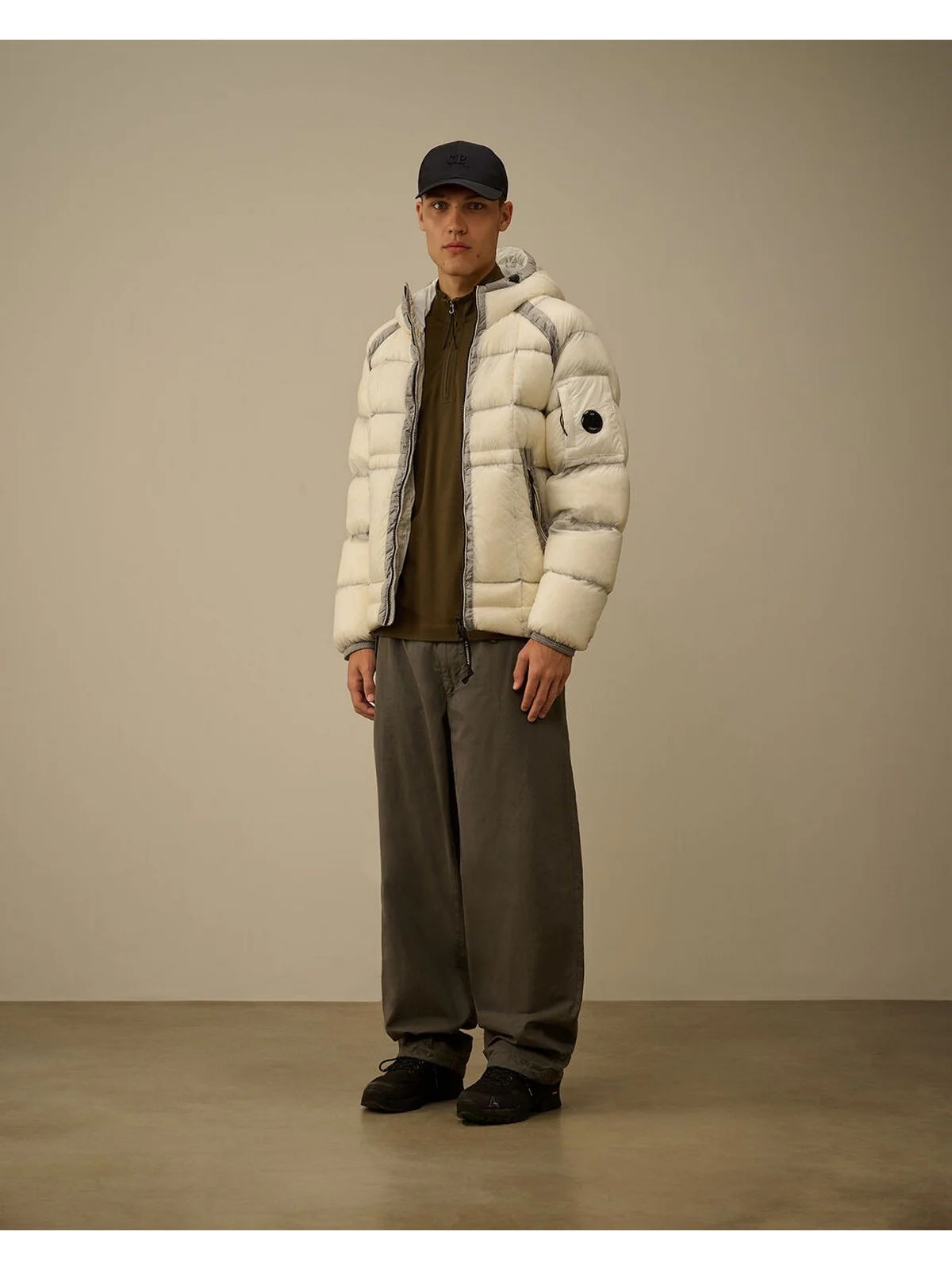 C.P. COMPANY Giubbino Uomo  RFCMOW702A110416A 103 103 - GAUZE WHITE - Image 2