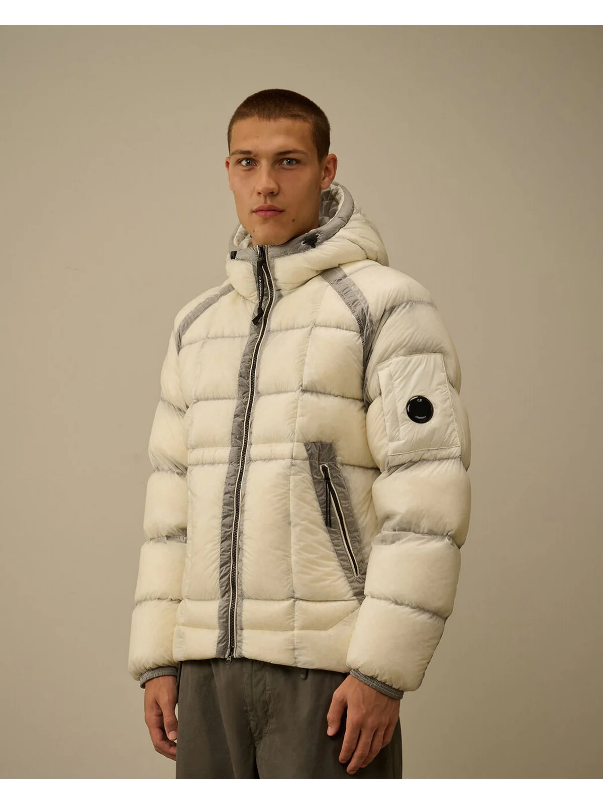 C.P. COMPANY Giubbino Uomo  RFCMOW702A110416A 103 103 - GAUZE WHITE - Image 7
