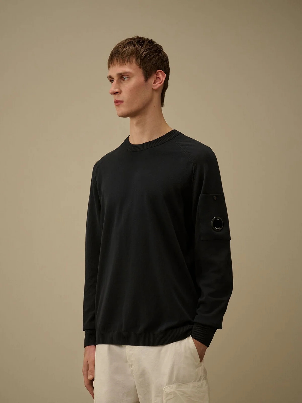 C.P. COMPANY Maglia Uomo 20CMKN105A006323O 888 888 - TOTAL ECLIPSE - Image 2