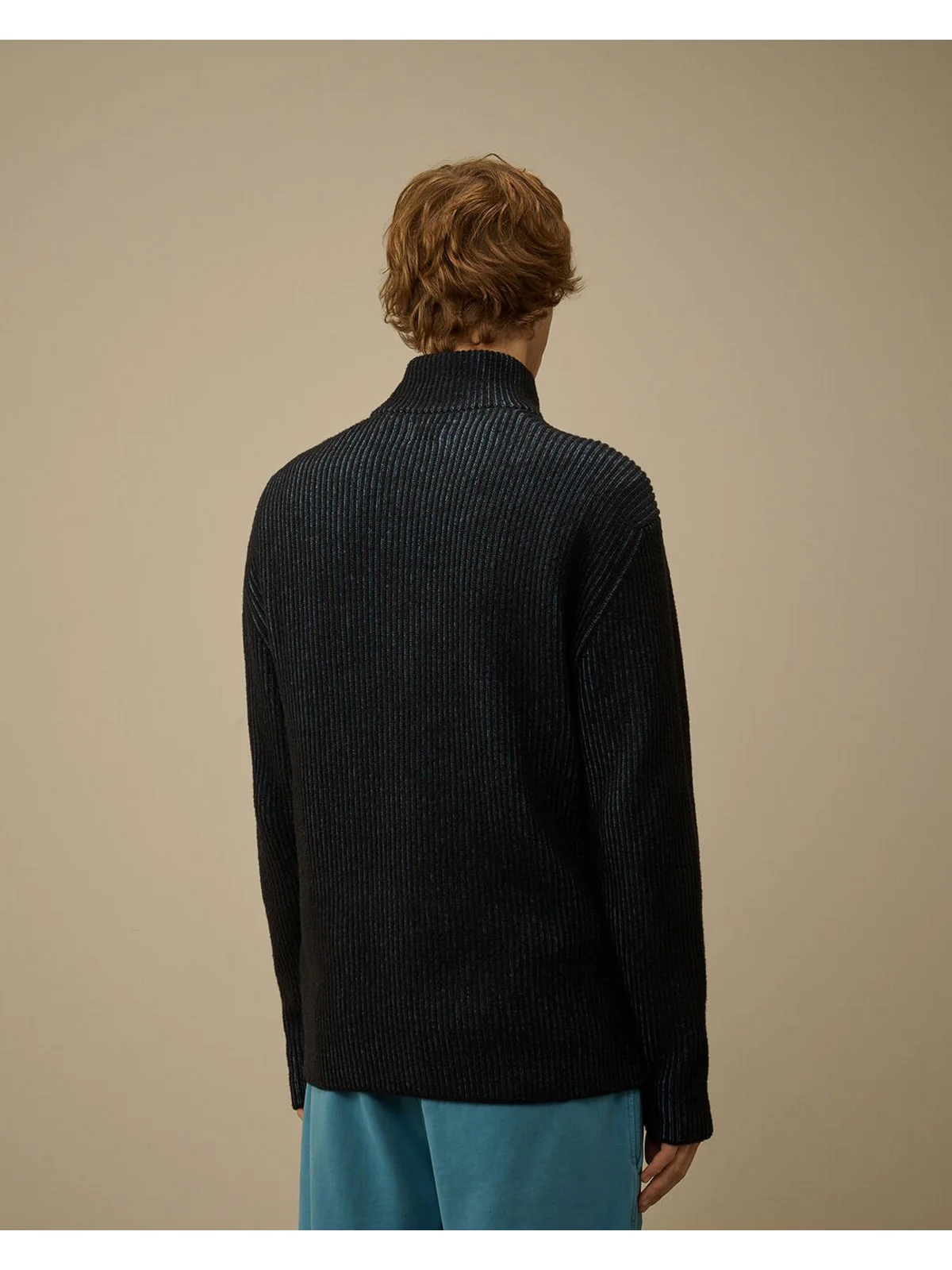C.P. COMPANY Maglione Uomo  19CMKN257A006170A 815 815 - AEGEAN BLUE - Image 4