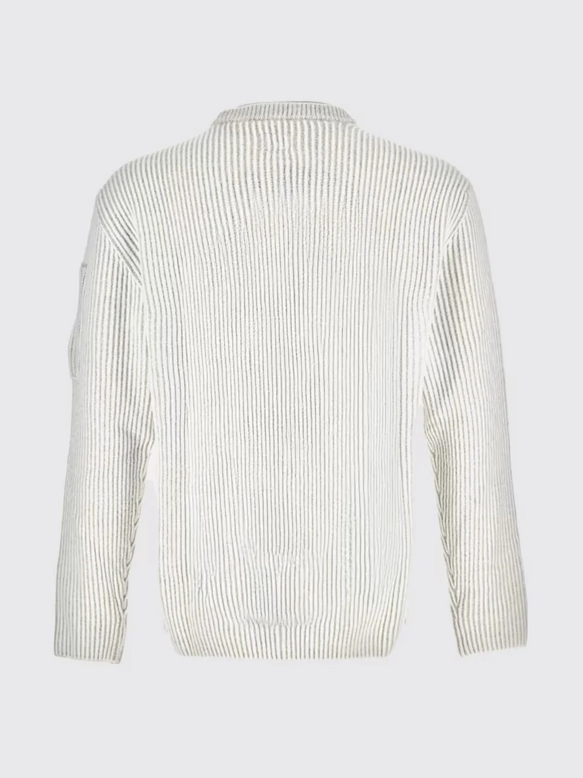 C.P. COMPANY Maglione Uomo  19CMKN307A006170A M12 M12 - WHITE MELANGE - Image 2