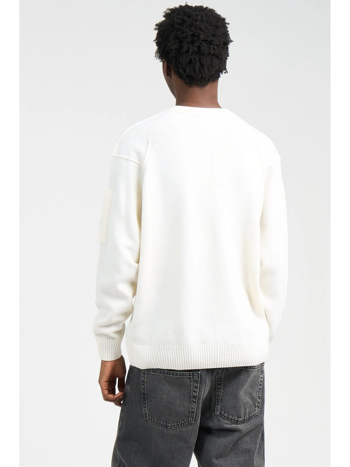 C.P. COMPANY Maglione Uomo  RFCMKN707A110149A 103 103 - GAUZE WHITE - Image 3