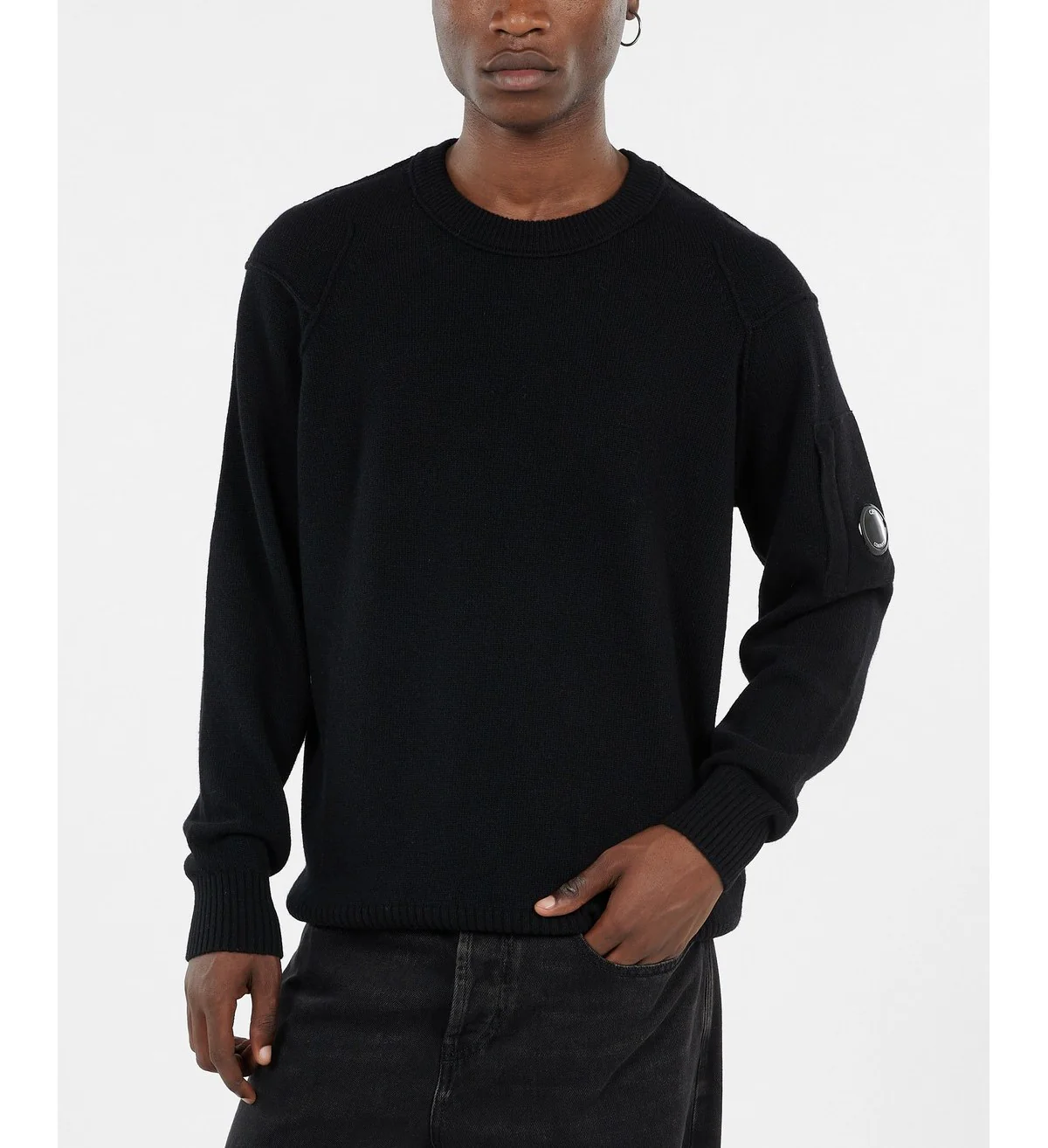 C.P. COMPANY Maglione Uomo  RFCMKN707A110149A 999 999 - BLACK - Image 2