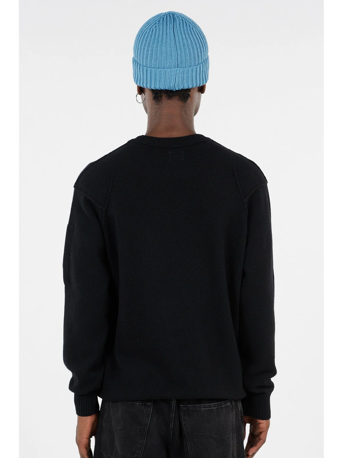 C.P. COMPANY Maglione Uomo  RFCMKN707A110149A 999 999 - BLACK - Image 3
