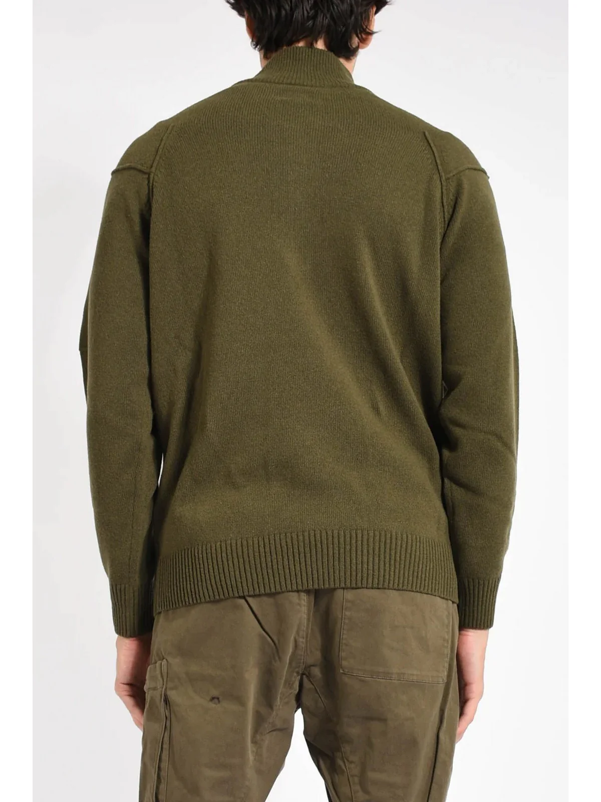 C.P. COMPANY Maglione Uomo  RFCMKN709A110149A 683 683 - IVY GREEN - Image 4