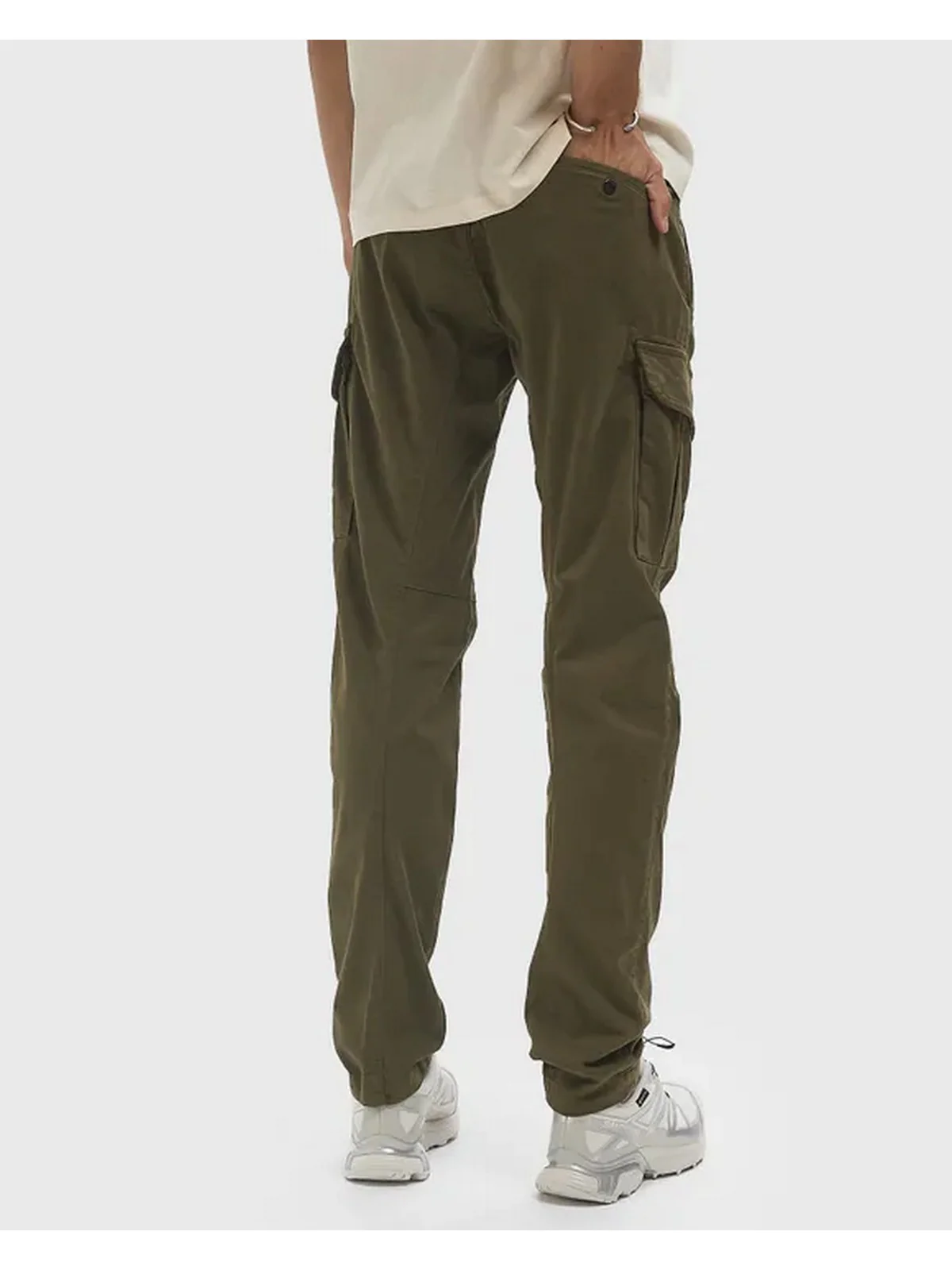 C.P. COMPANY Pantalone Uomo  RFCMPA731A005529G 683 683 - IVY GREEN - Image 3