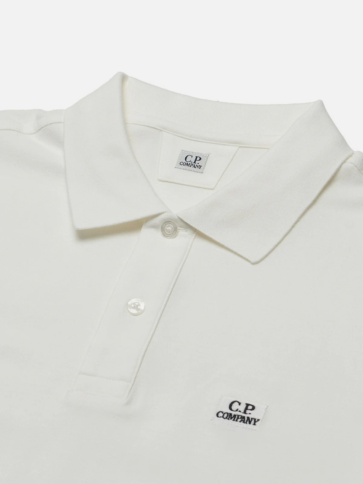 C.P. COMPANY Polo Uomo 18CMPL165A005263W 103 Bianco - Image 2