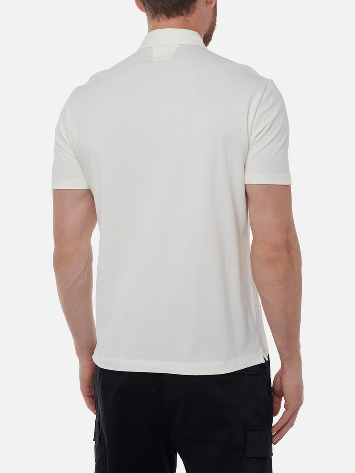 C.P. COMPANY Polo Uomo 18CMPL165A005263W 103 Bianco - Image 4