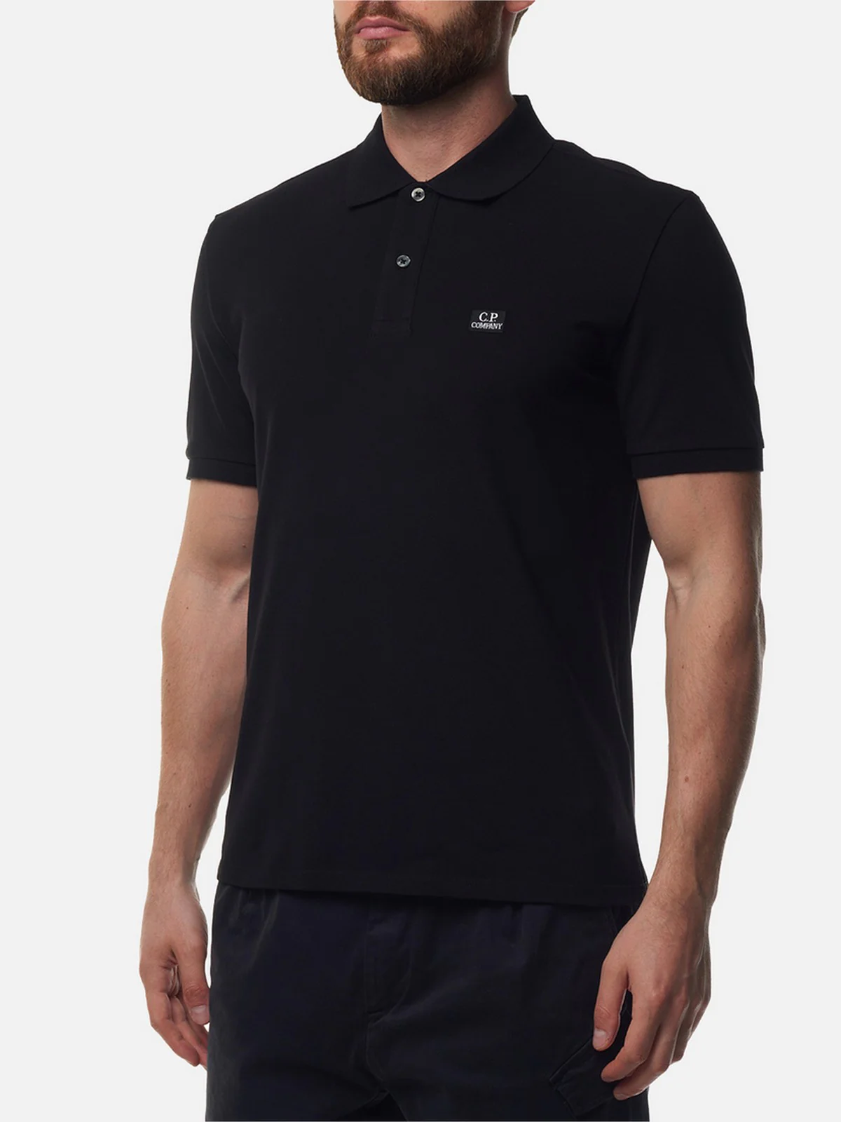 C.P. COMPANY Polo Uomo 18CMPL165A005263W 999 Nero - Image 3