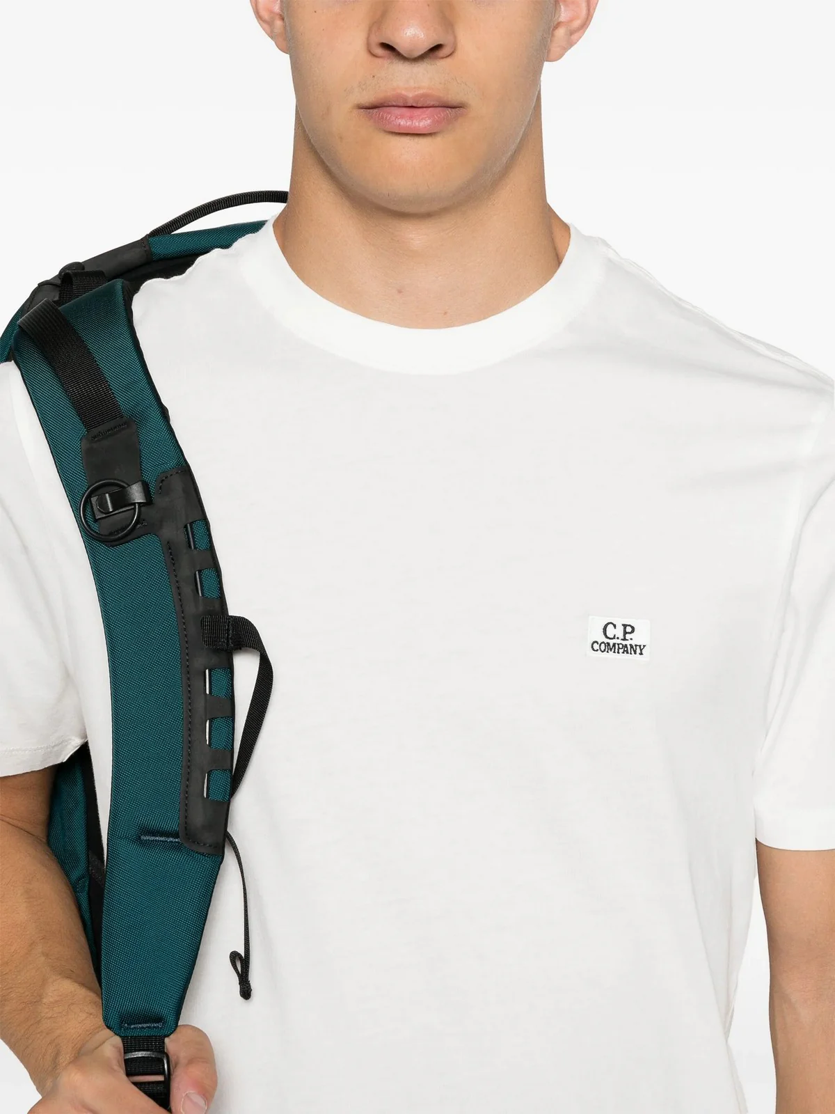 C.P. COMPANY T-shirt Uomo  18CMTS031A005100W 103 Bianco - Image 5