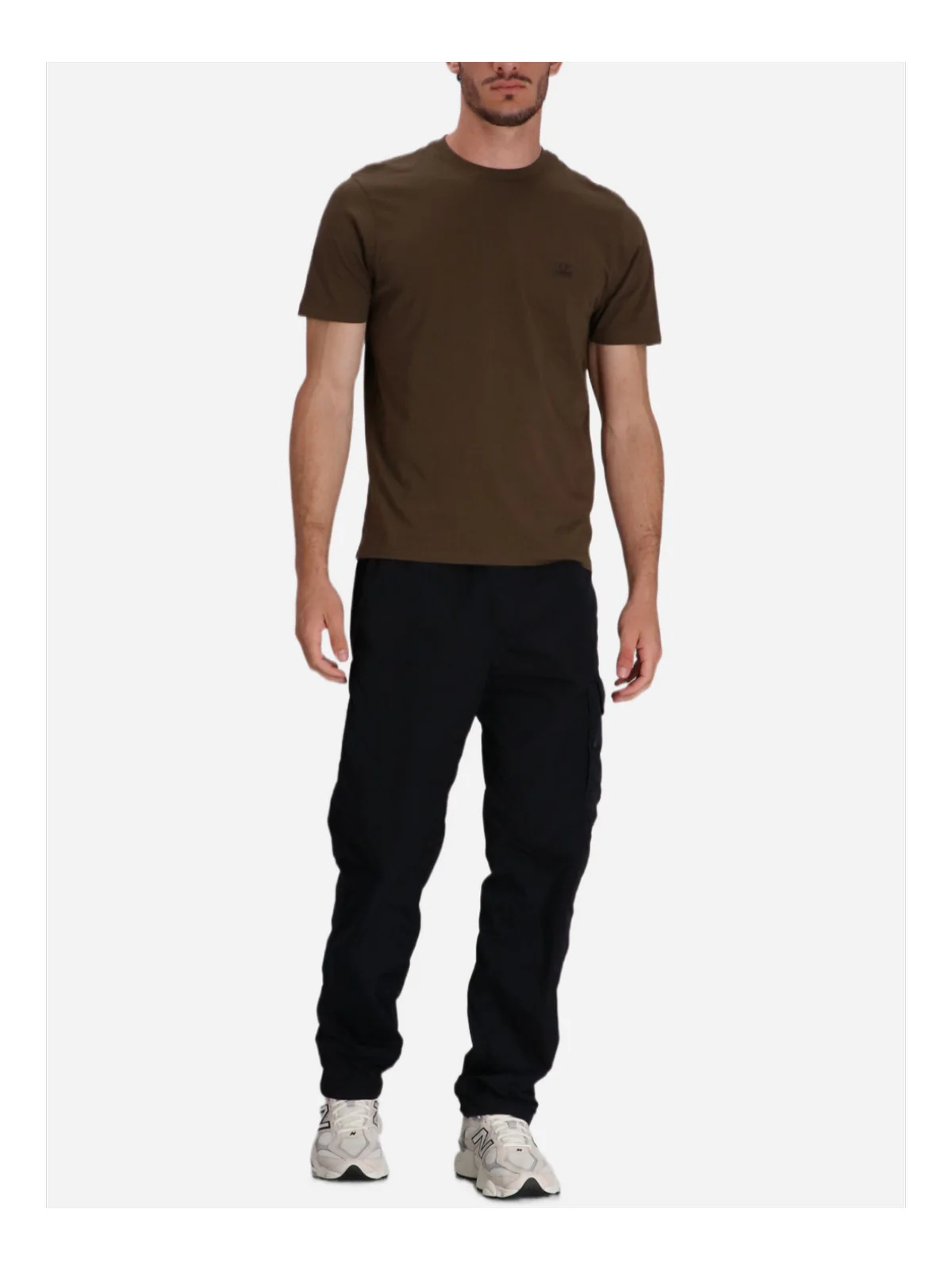 C.P. COMPANY T-shirt Uomo  18CMTS031A005100W 683 Verde - Image 2
