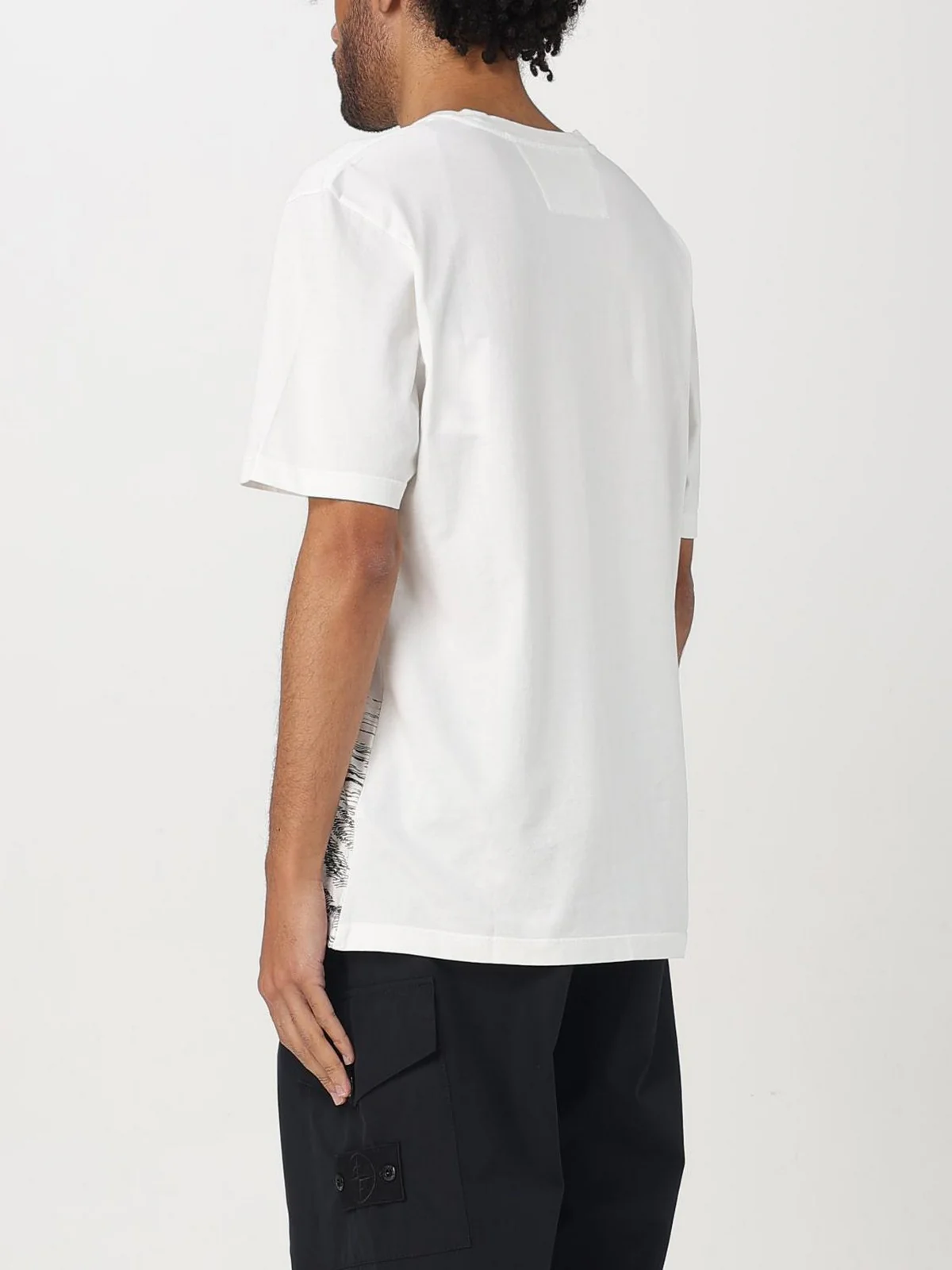 C.P. COMPANY T-shirt Uomo  18CMTS318A005431G 103 Bianco - Image 3