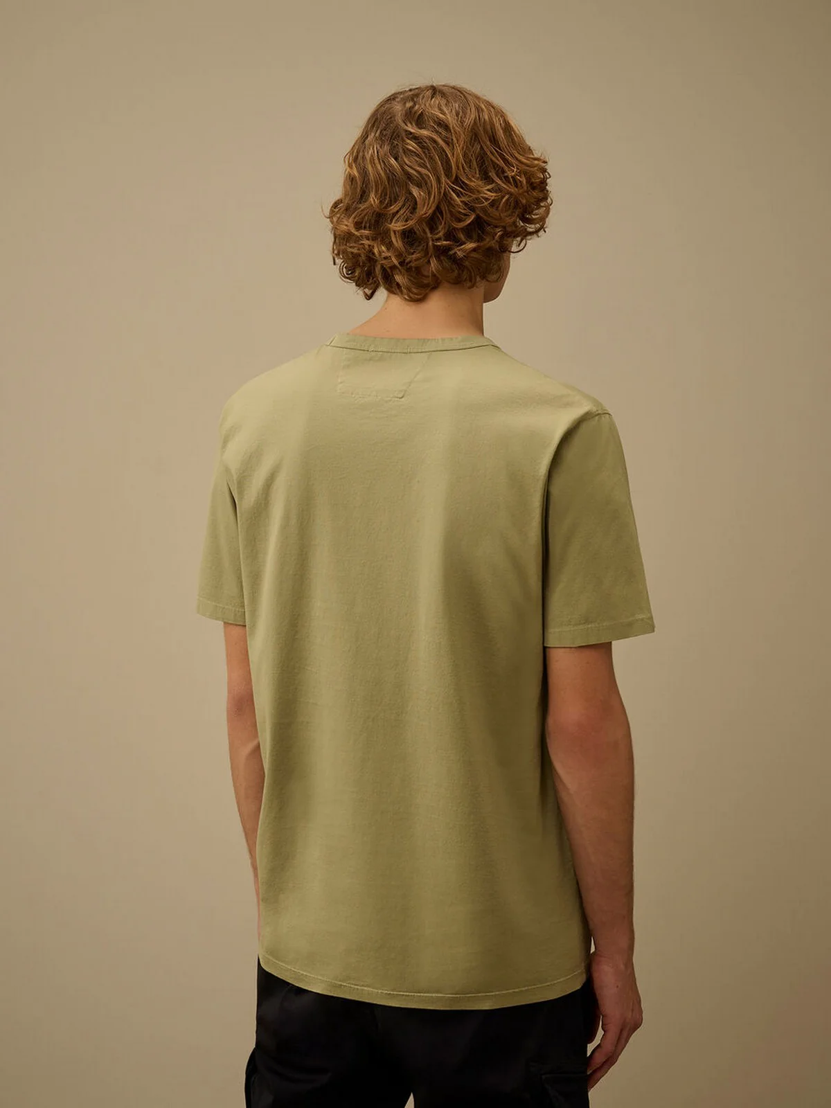 C.P. COMPANY T-shirt Uomo  20CMTS113A006374G 610 610 - MOSS GRAY - Image 3