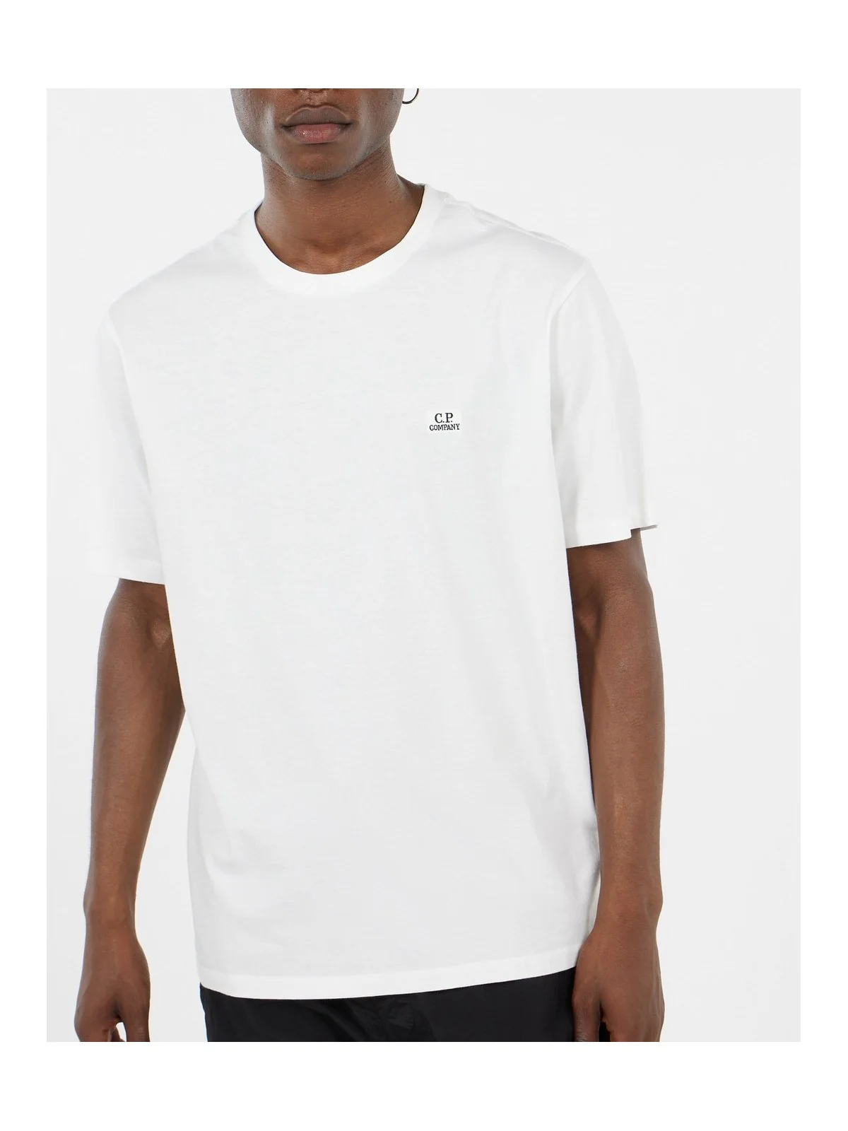 C.P. COMPANY T-shirt Uomo  RCCMTS726A005100W 103 103 - GAUZE WHITE - Image 4