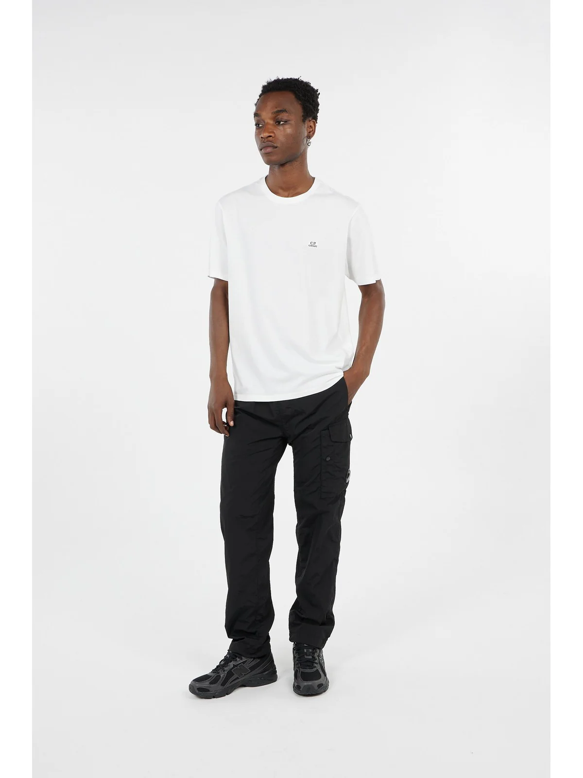 C.P. COMPANY T-shirt Uomo  RCCMTS726A005100W 103 103 - GAUZE WHITE - Image 5