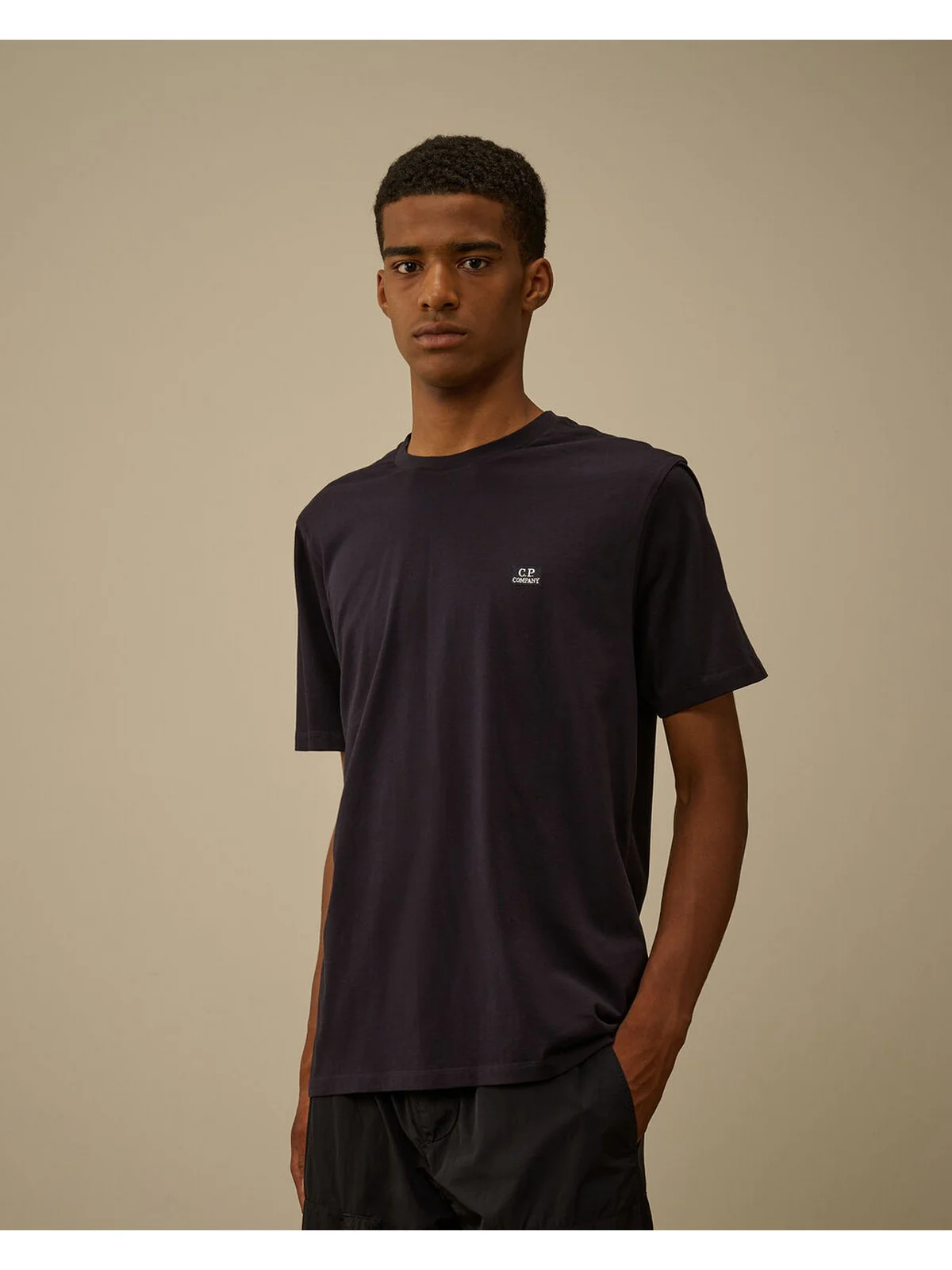 C.P. COMPANY T-shirt Uomo  RCCMTS726A005100W 888 888 - TOTAL ECLIPSE - Image 2