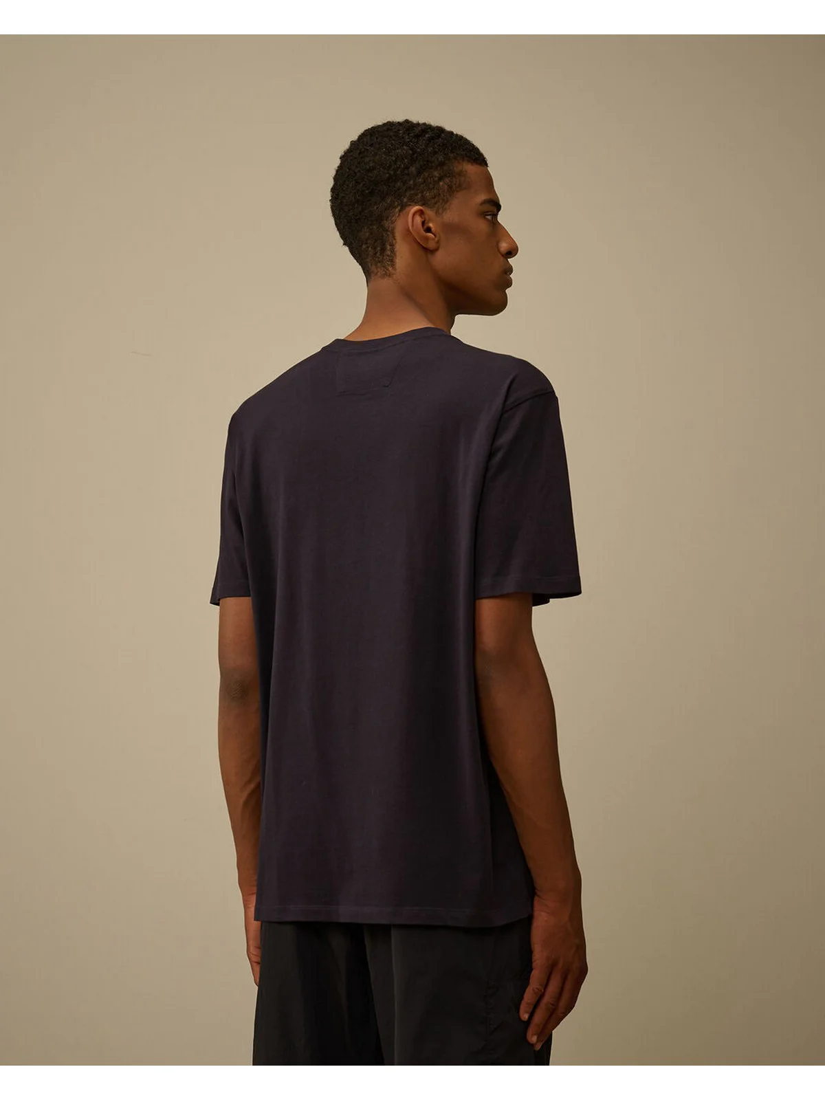 C.P. COMPANY T-shirt Uomo  RCCMTS726A005100W 888 888 - TOTAL ECLIPSE - Image 3