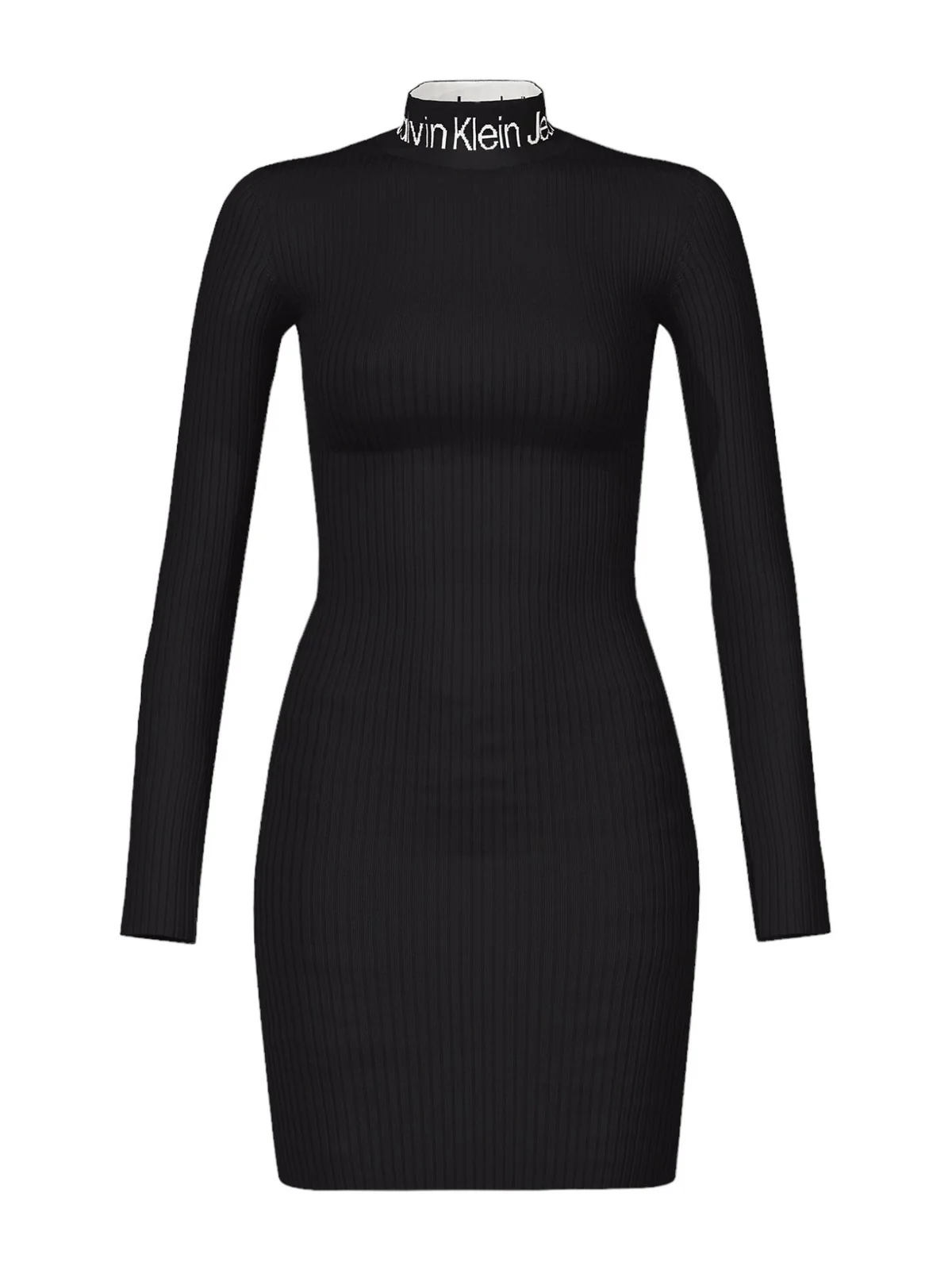 CALVIN KLEIN Abito Donna  J20J222719 BEH Nero - Image 5