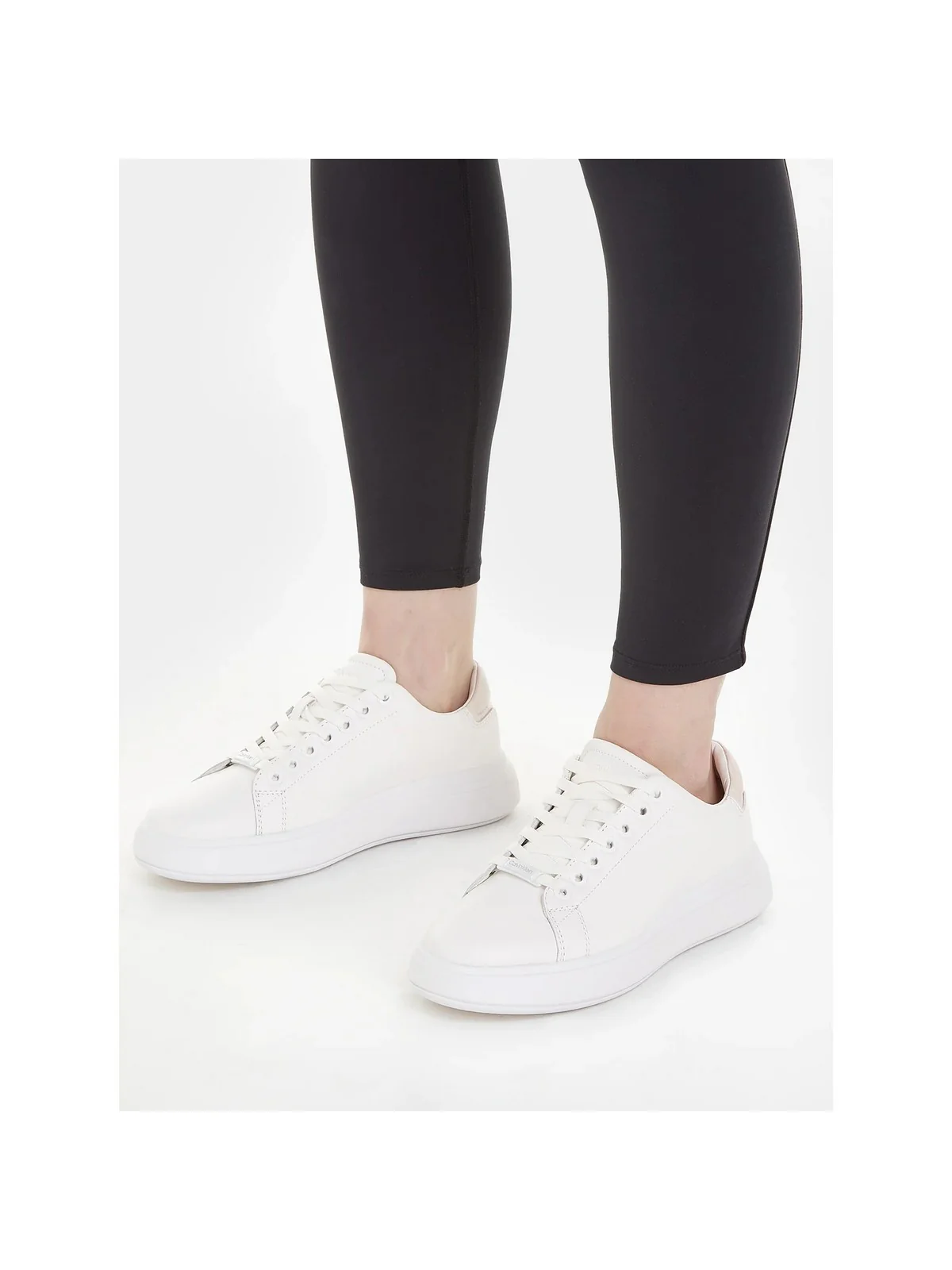 CALVIN KLEIN Sneaker Donna  HW0HW01668 0K7 Bianco - Image 4
