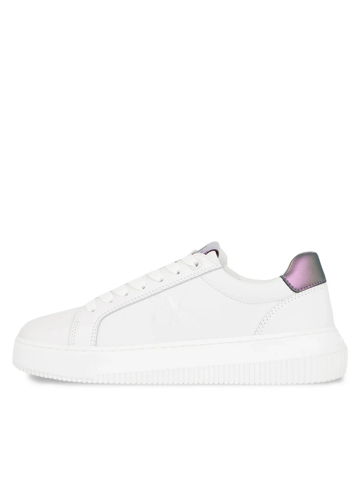 CALVIN KLEIN Sneaker Donna  YW0YW01202 01W Bianco - Image 4