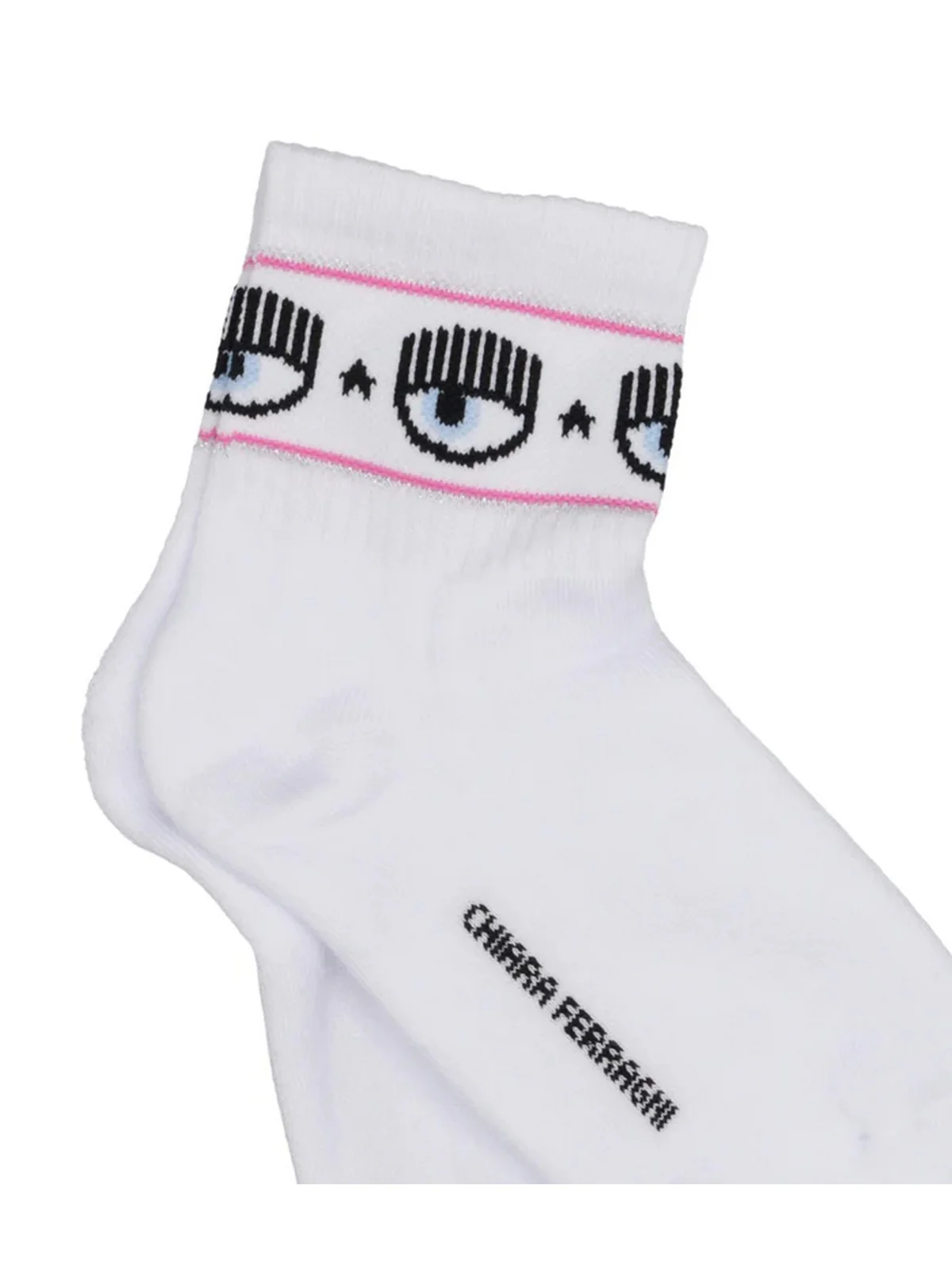 CHIARA FERRAGNI Calzini Donna  75SB0J21 ZG043 003 Bianco - Image 2