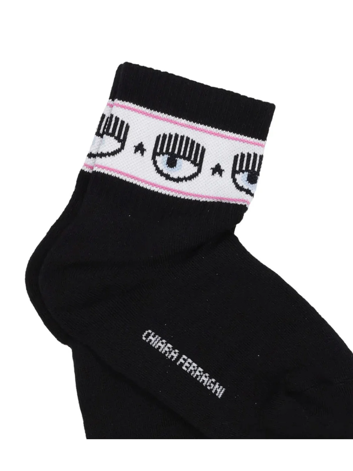 CHIARA FERRAGNI Calzini Donna  75SB0J21 ZG043 899 Nero - Image 2