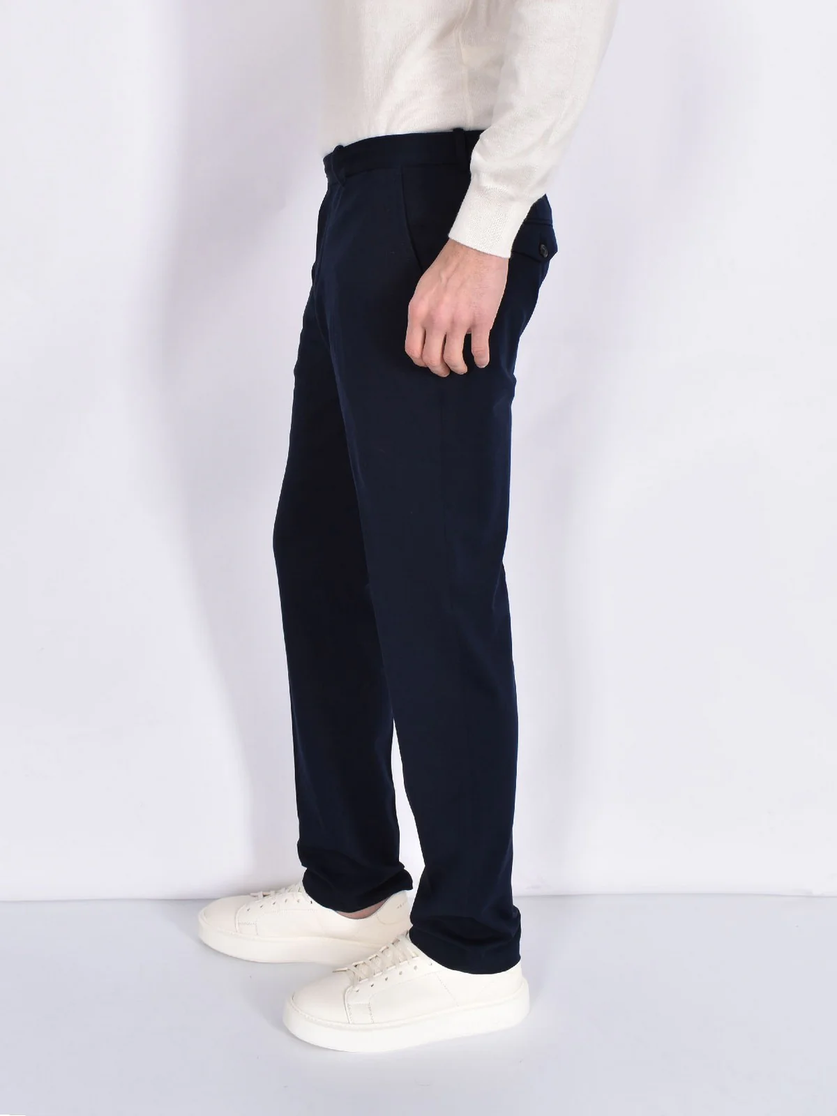 CIRCOLO 1901 Pantalone Uomo  CN4661 447 Blu - Image 3
